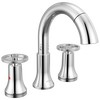 Two Handle Widespread Pull-Down Bathroom Faucet in Chrome — thumbnail 2