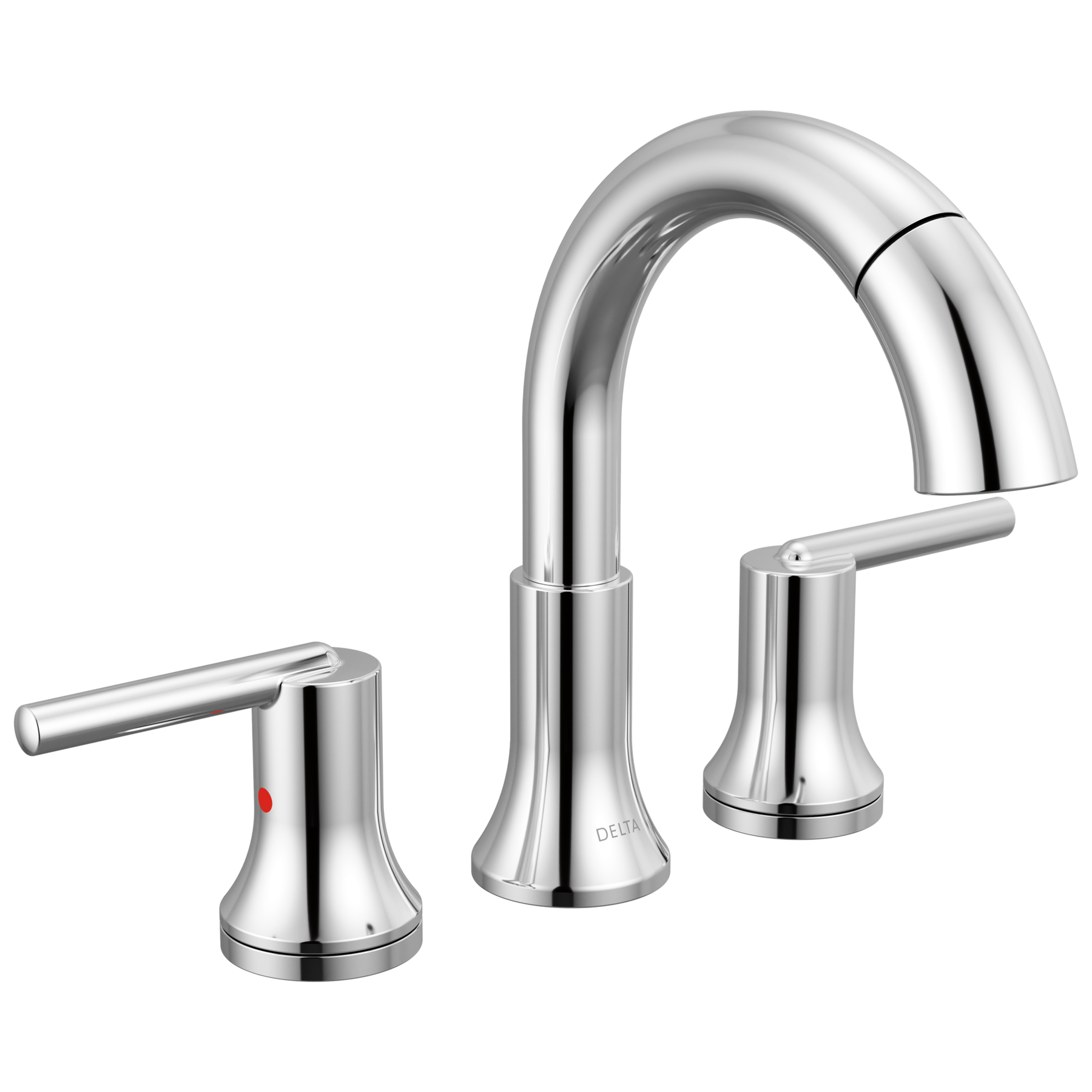 Two Handle Widespread Pull-Down Bathroom Faucet in Chrome — image 1