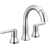 Two Handle Widespread Pull-Down Bathroom Faucet in Chrome — thumbnail 3