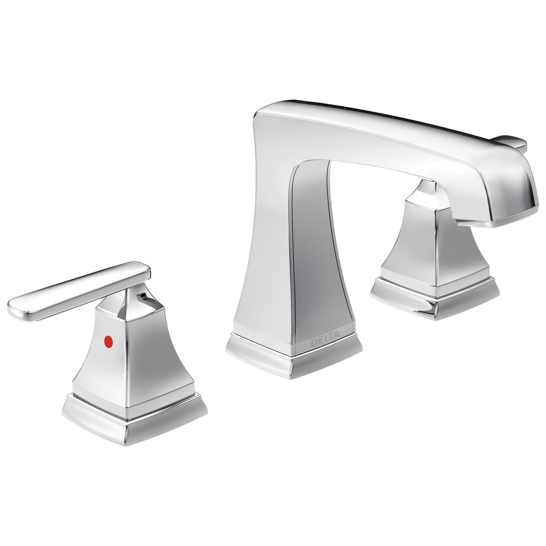 Two Handle Widespread Bathroom Faucet with EZ Anchor® in Chrome