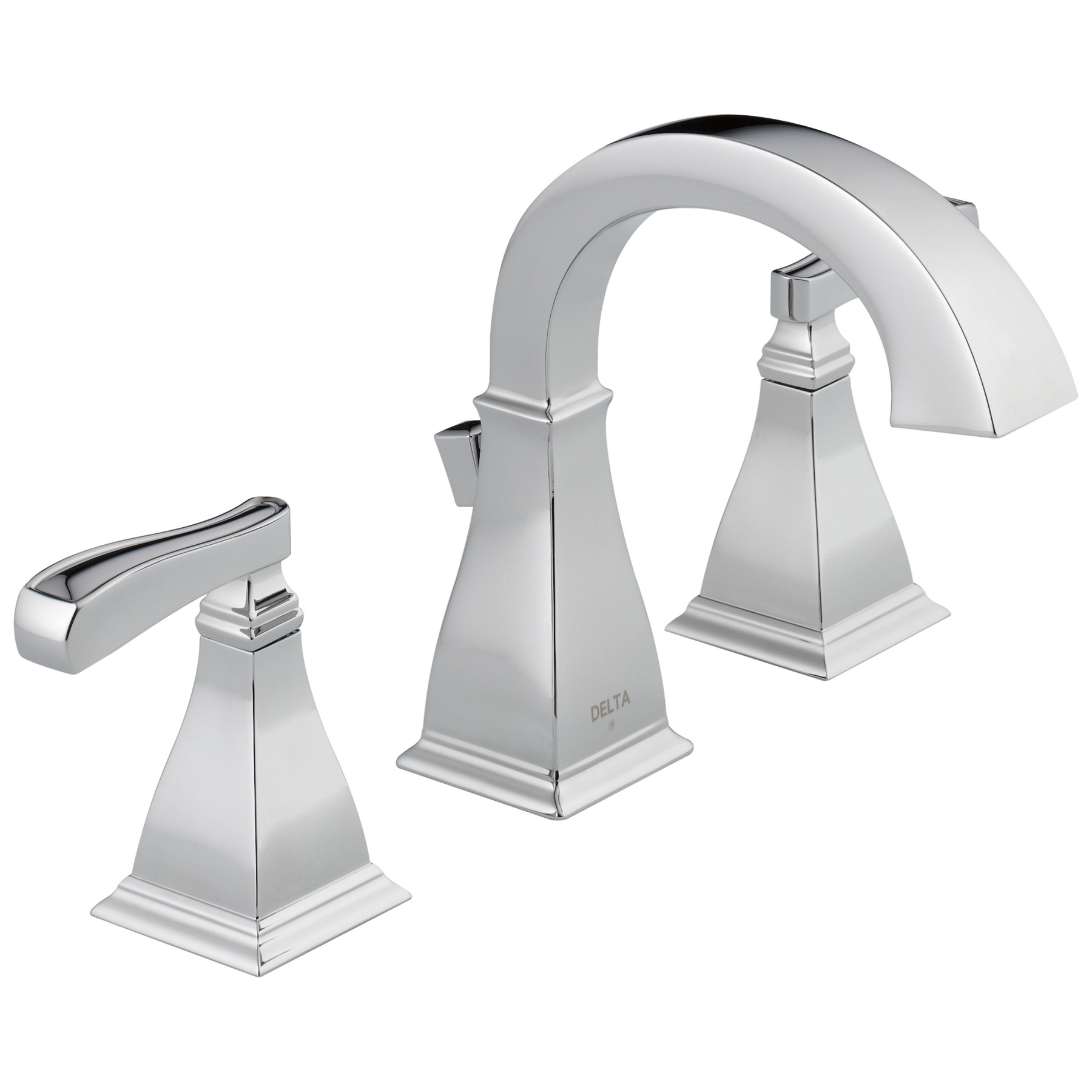 Two Handle Widespread Bathroom Faucet in Chrome — image 1