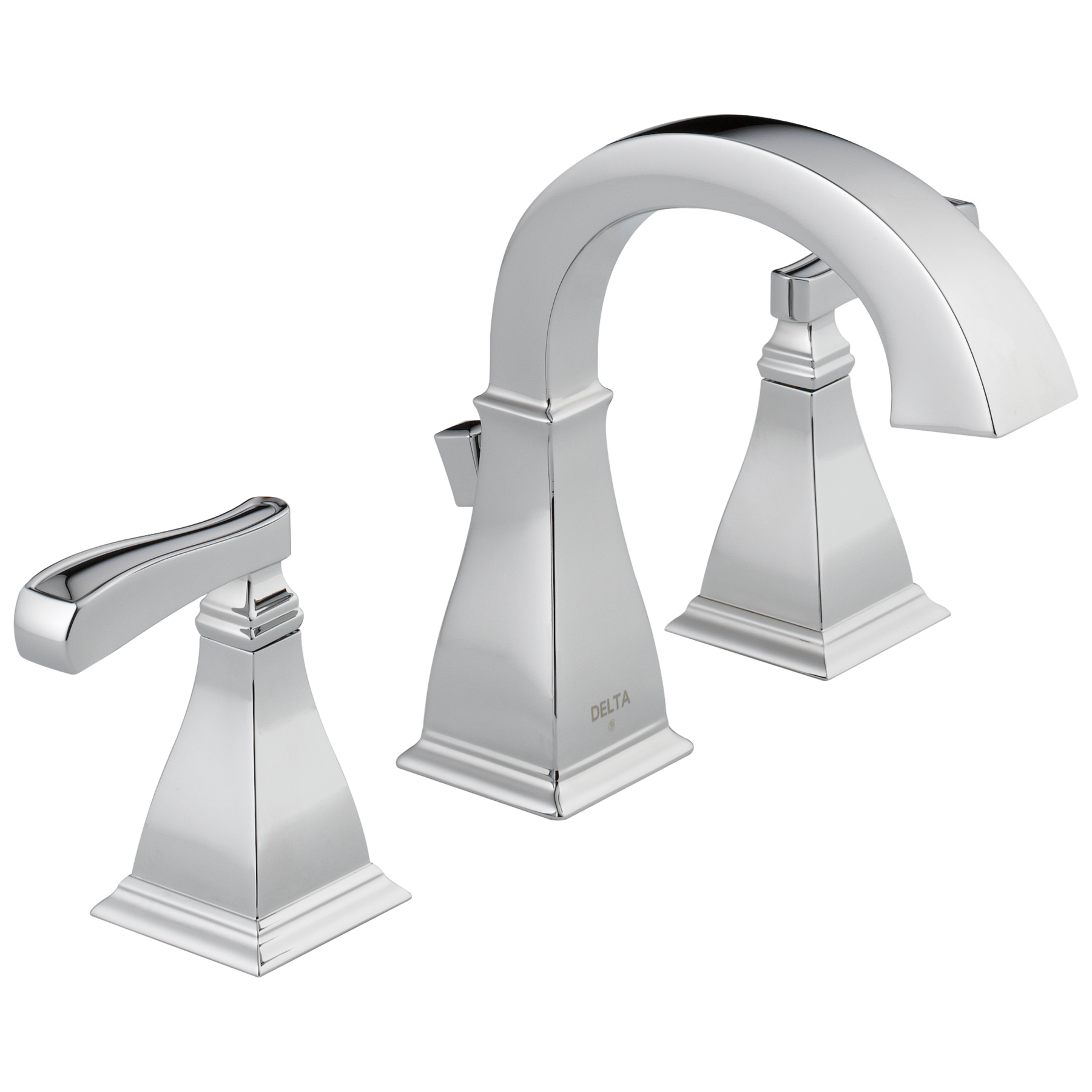 Two Handle Widespread Bathroom Faucet in Chrome — image 1