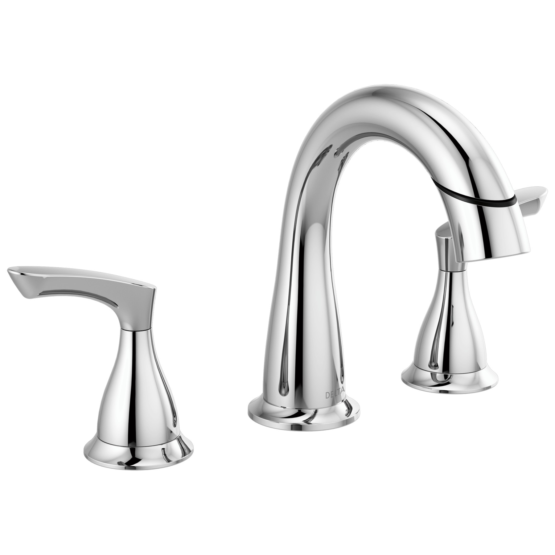 Two Handle Widespread Pull-Down Bathroom Faucet in Chrome — image 1