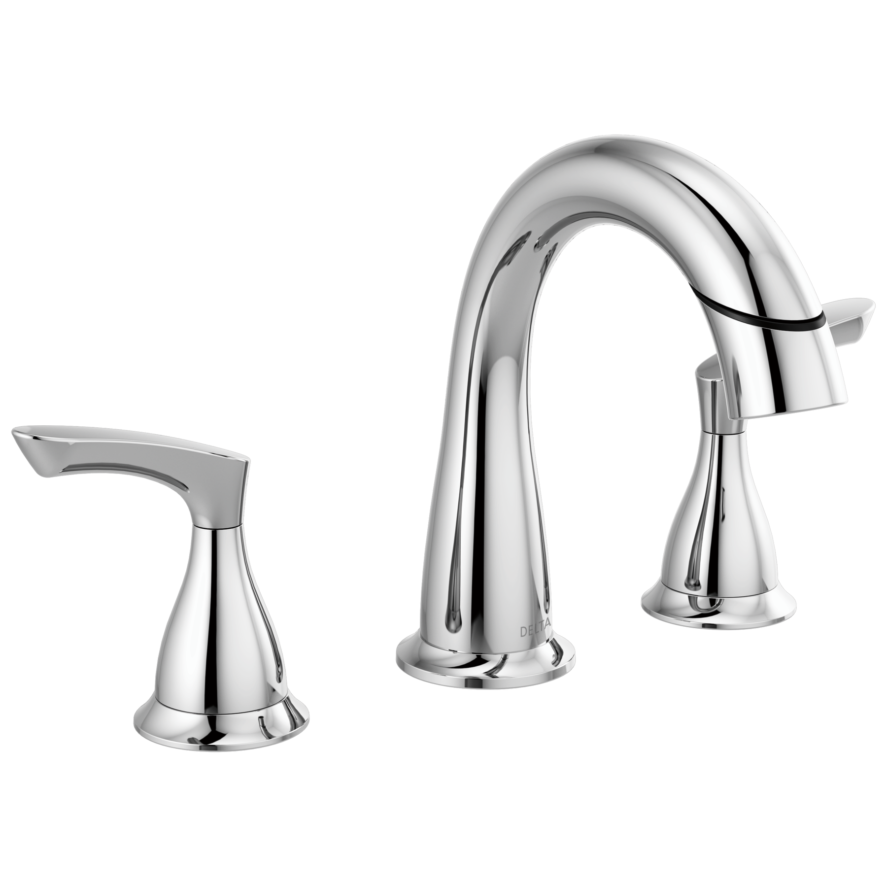 Two Handle Widespread Pull-Down Bathroom Faucet in Chrome — image 1