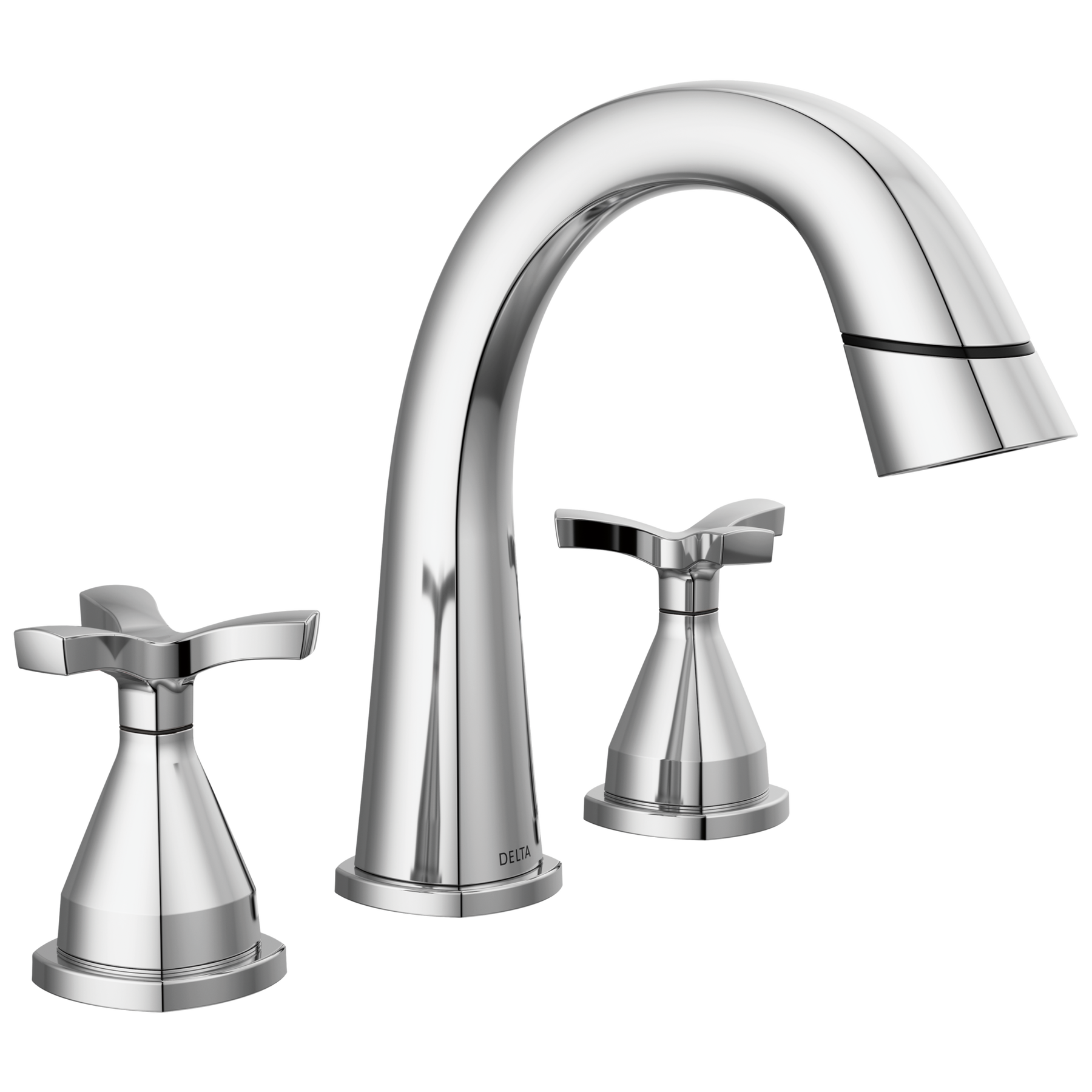Two Handle Widespread Pull-Down Bathroom Faucet in Lumicoat® Chrome — thumbnail 3