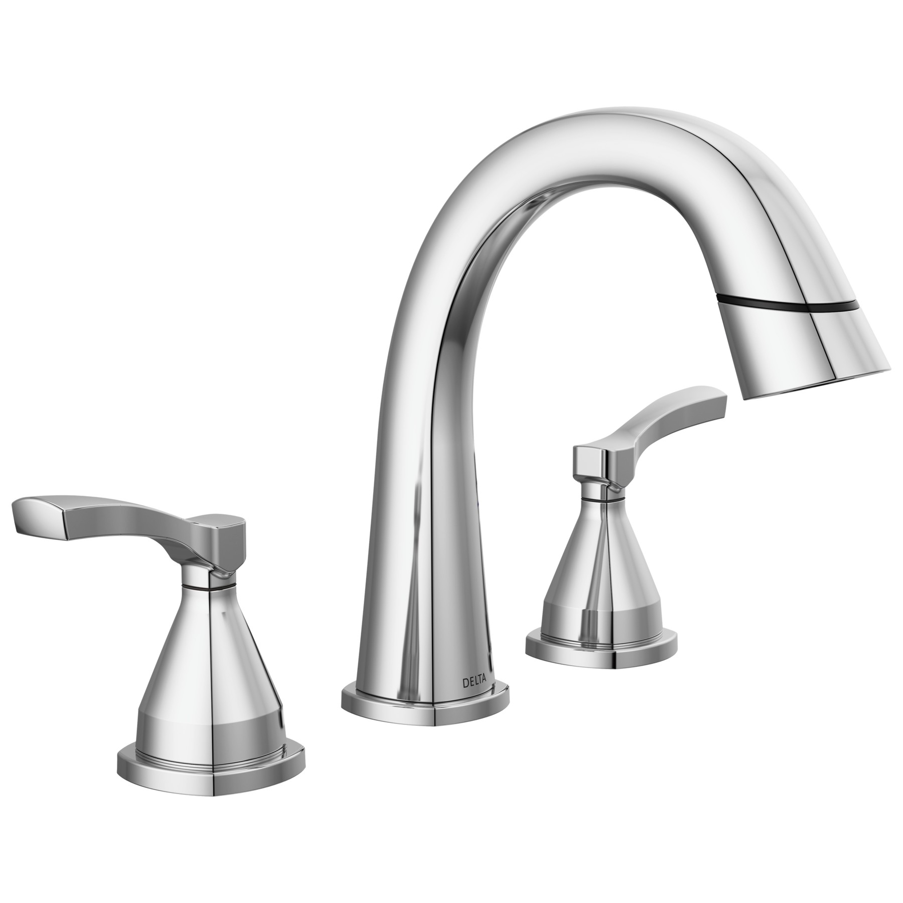 Two Handle Widespread Pull-Down Bathroom Faucet in Lumicoat® Chrome