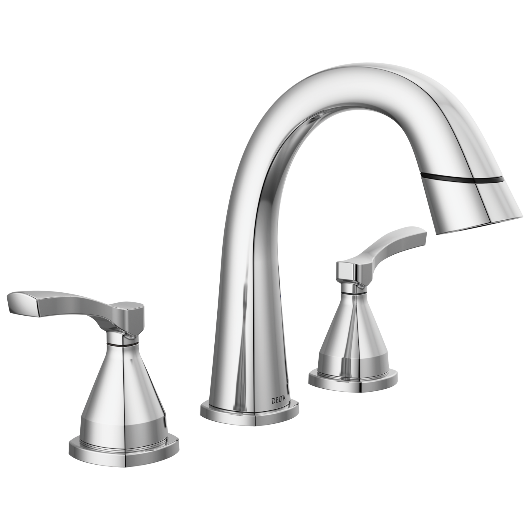 Two Handle Widespread Pull-Down Bathroom Faucet in Lumicoat® Chrome — image 1