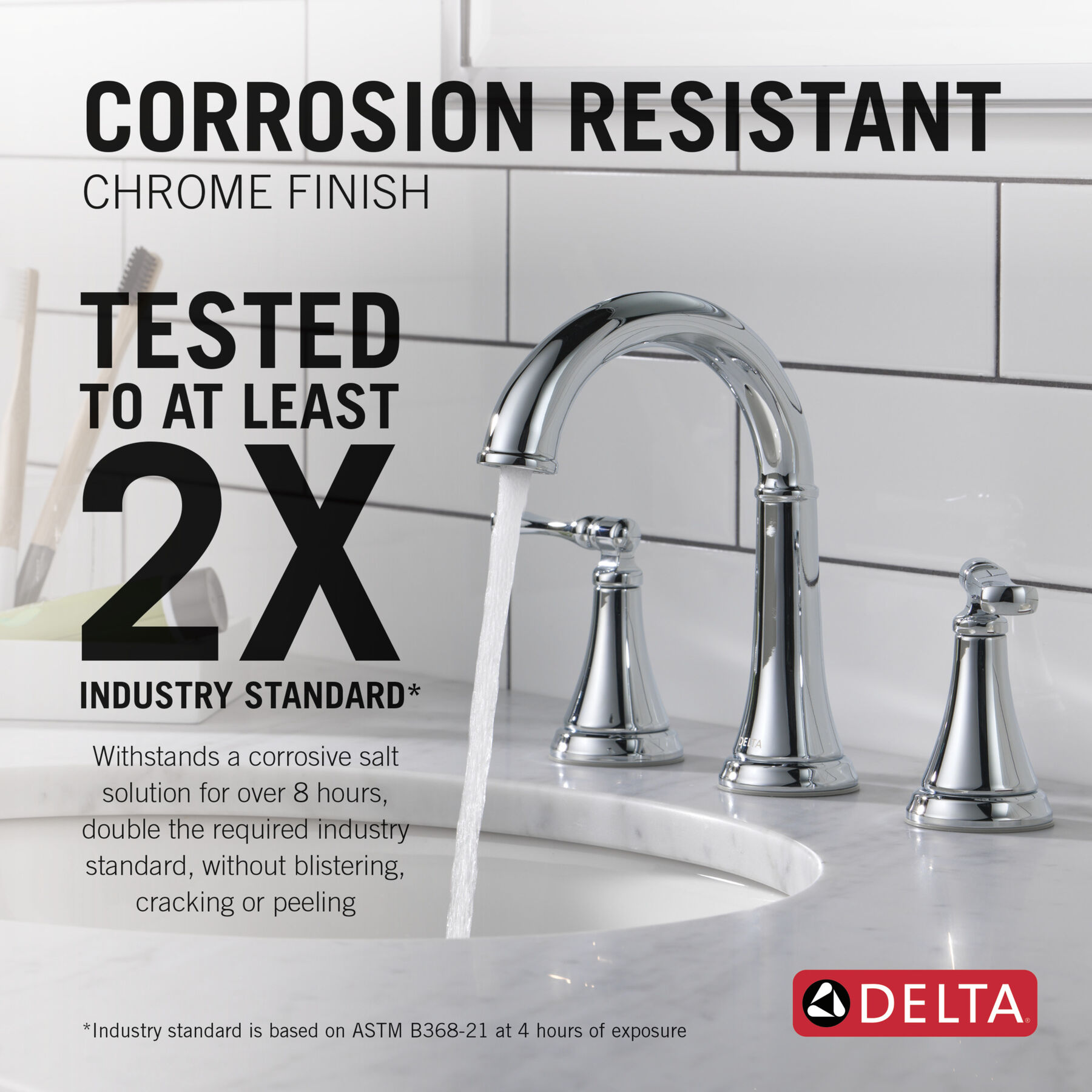 Two Handle Widespread Lavatory Faucet in Chrome 35798LF — thumbnail 2