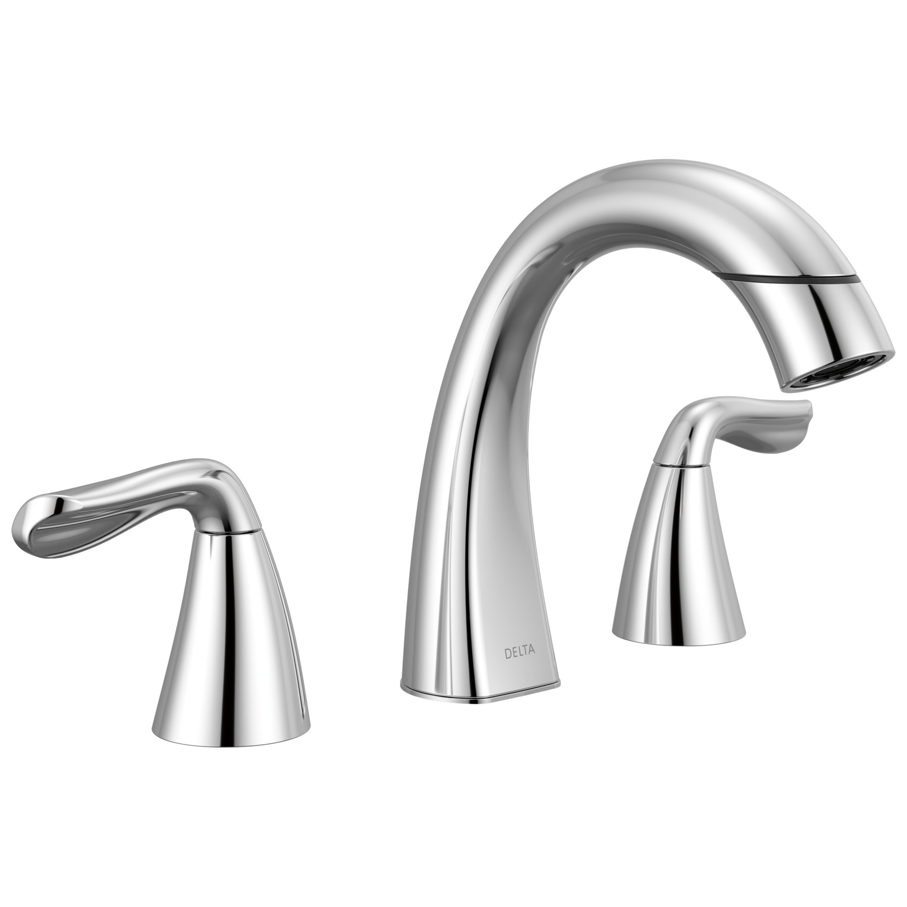 Two Handle Widespread Pull-Down Bathroom Faucet in Chrome