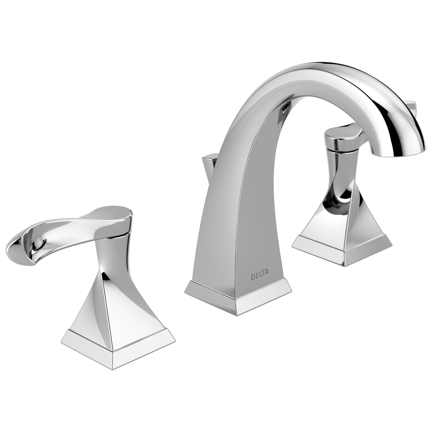 Two Handle Widespread Bathroom Faucet in Chrome — image 1