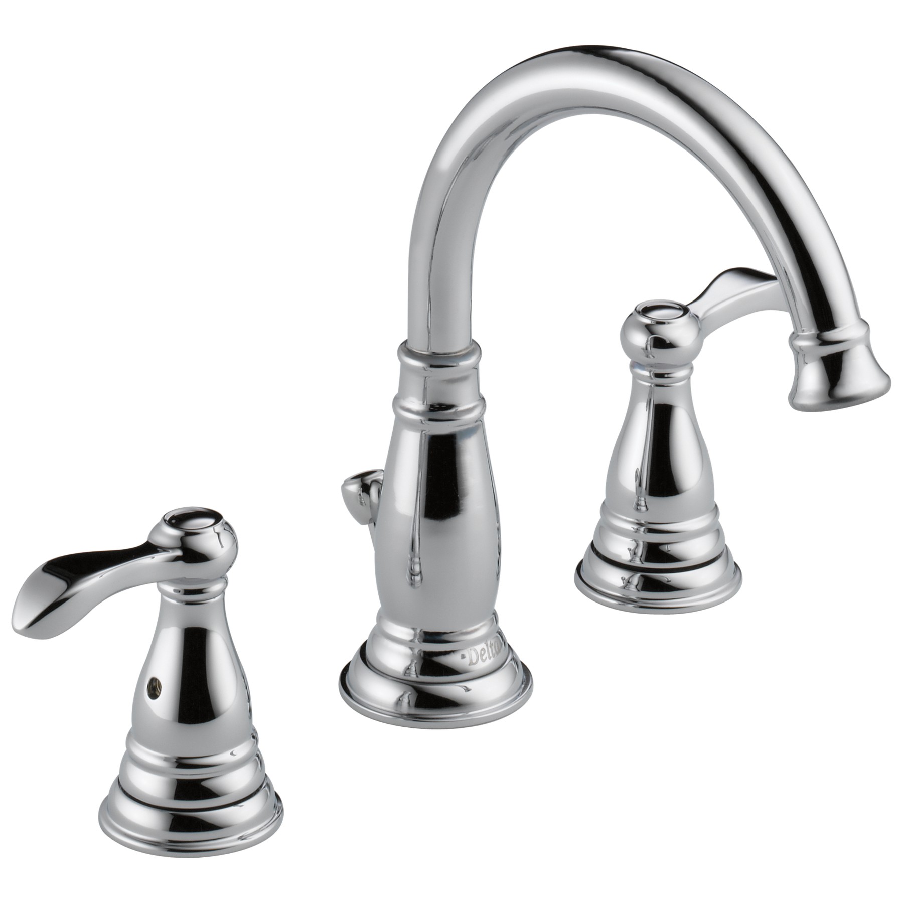 Two Handle Widespread Bathroom Faucet in Chrome