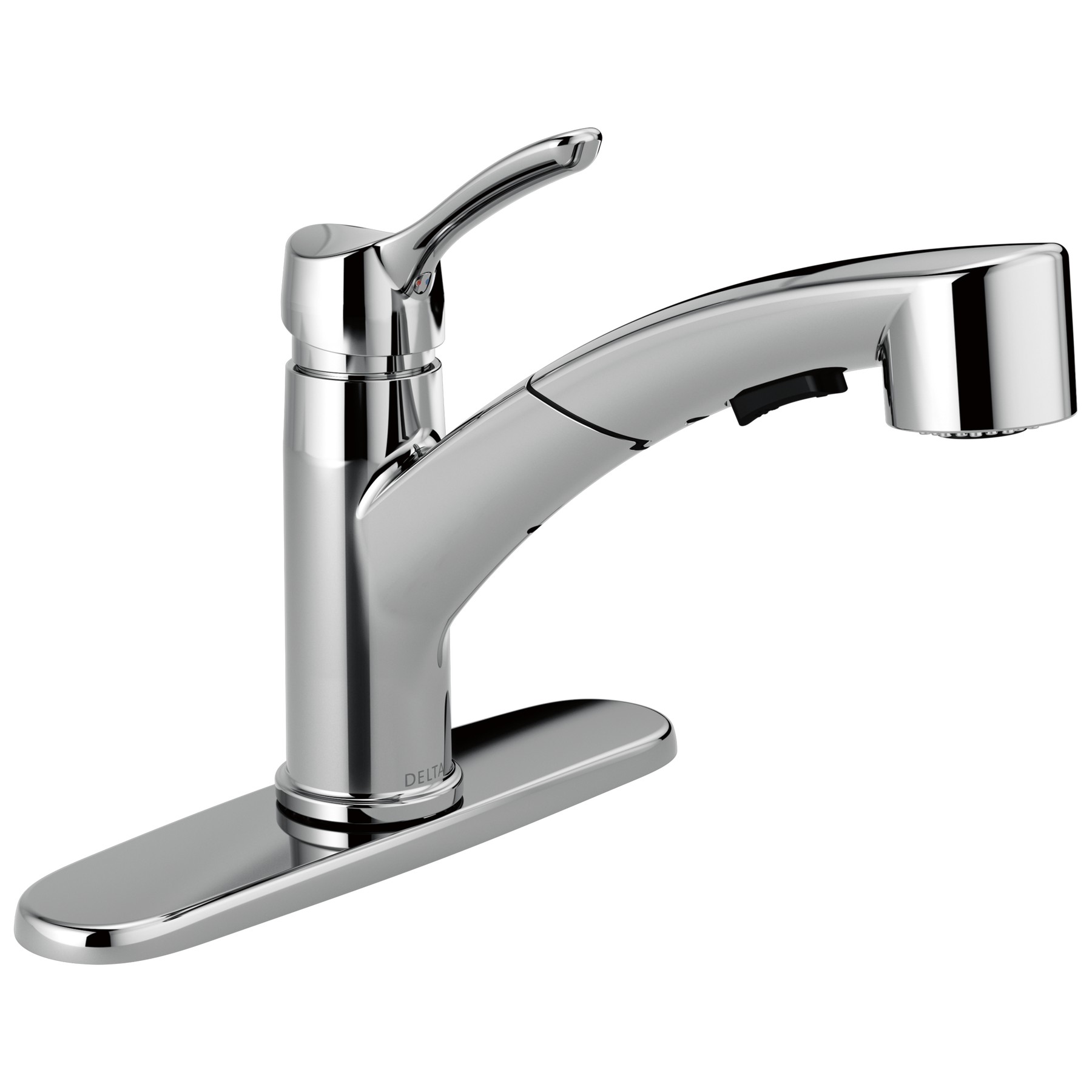 Single Handle Pull-Out Kitchen Faucet in Chrome