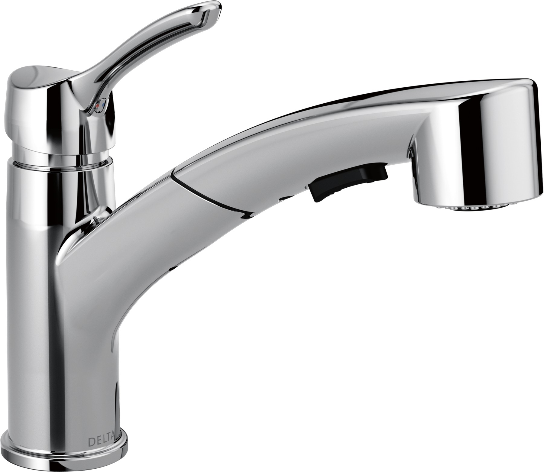 Single Handle Tract-Pack Pull-Out Kitchen Faucet in Chrome — thumbnail 2