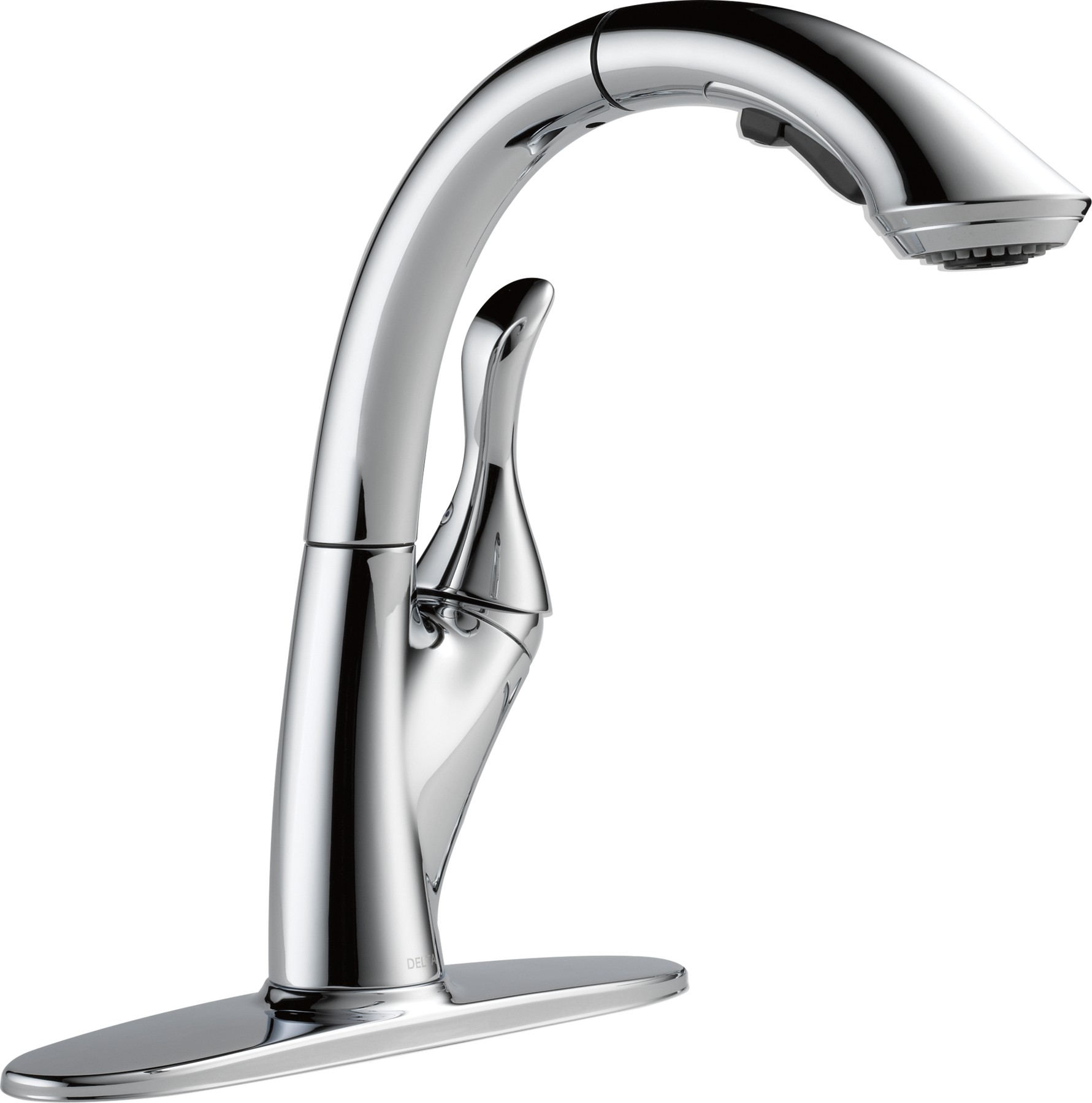 Single Handle Pull-Out Kitchen Faucet in Chrome — thumbnail 3