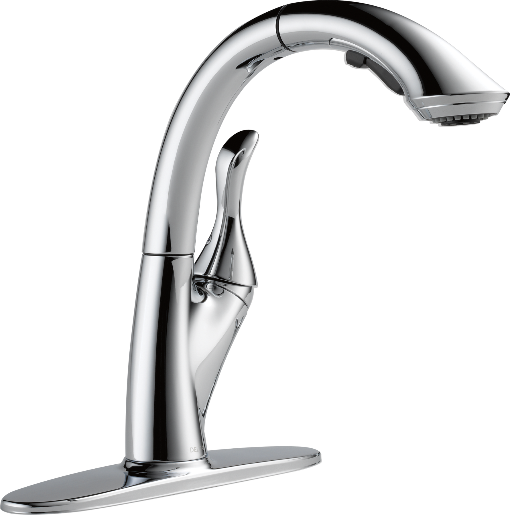 Single Handle Pull-Out Kitchen Faucet in Chrome — thumbnail 3