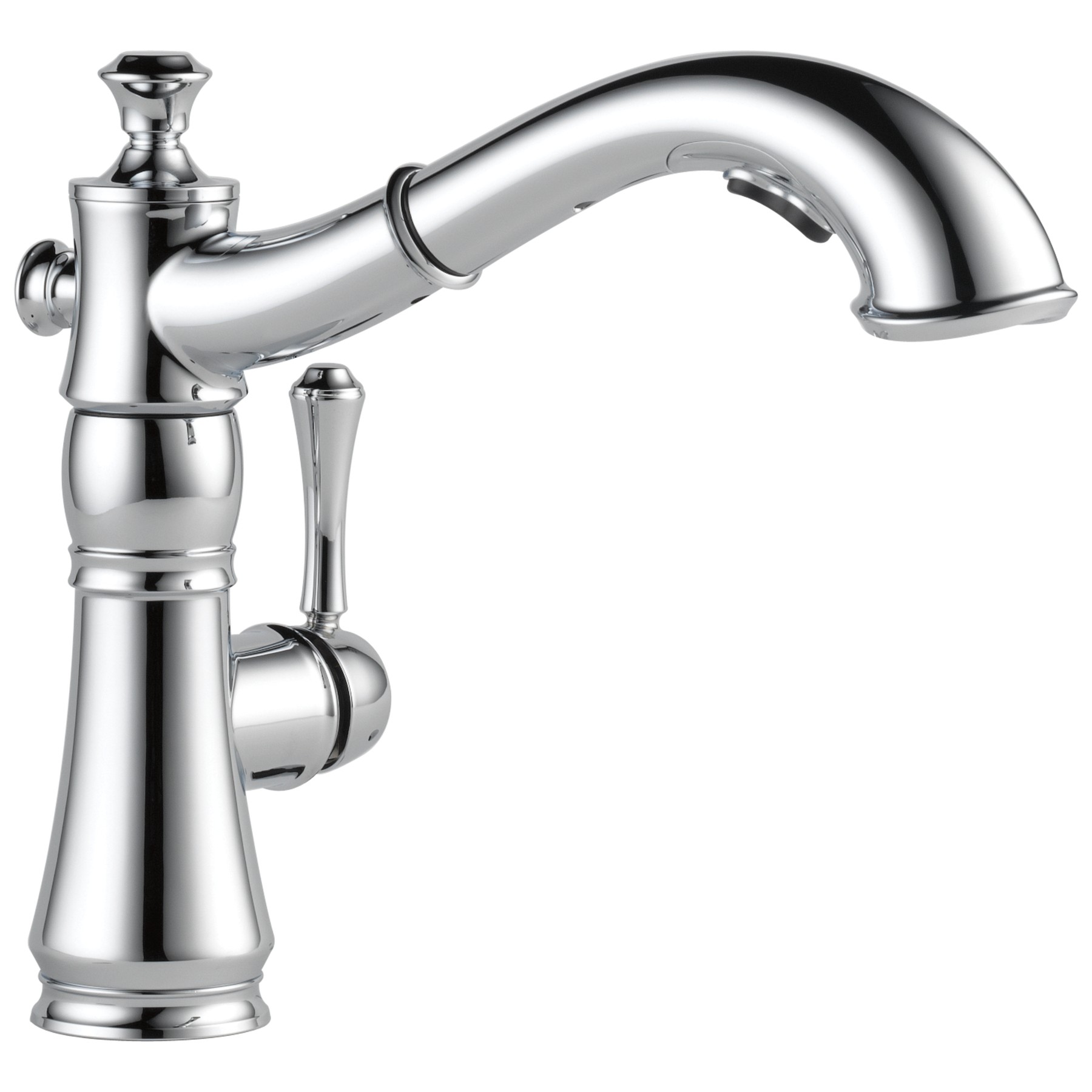 Single Handle Pull-Out Kitchen Faucet in Chrome