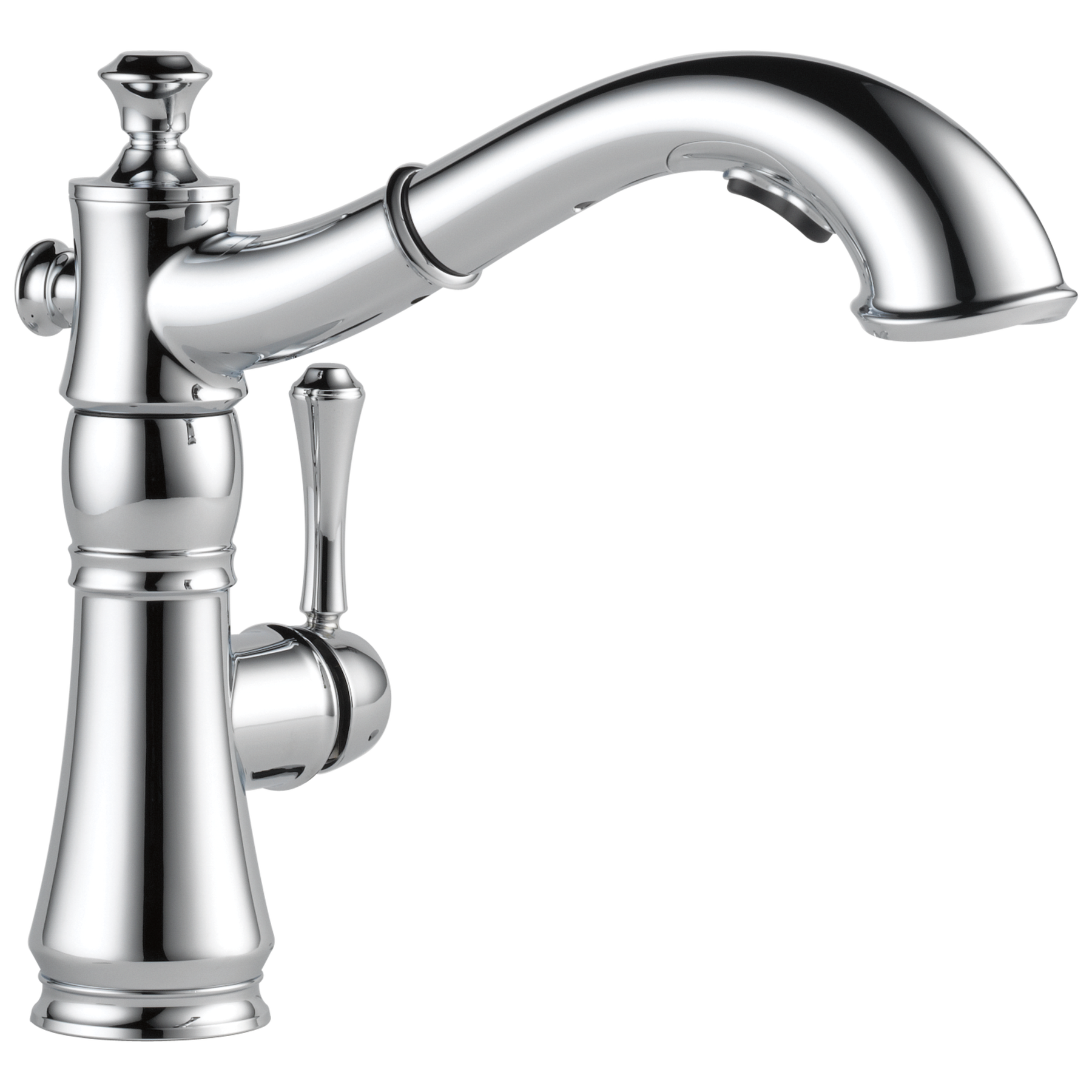 Single Handle Pull-Out Kitchen Faucet in Chrome — image 1