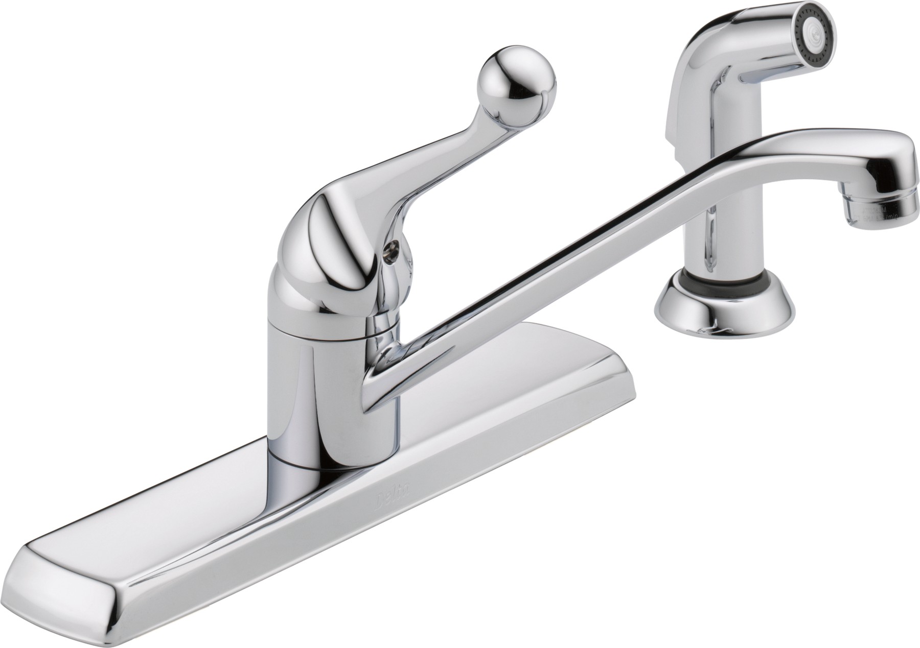 Single Handle Kitchen Faucet with Spray in Chrome 420LF