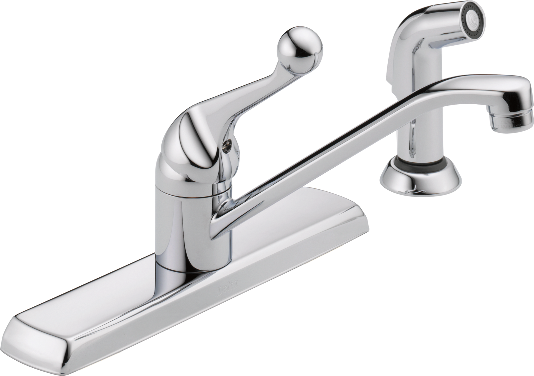 Single Handle Kitchen Faucet with Spray in Chrome 420LF