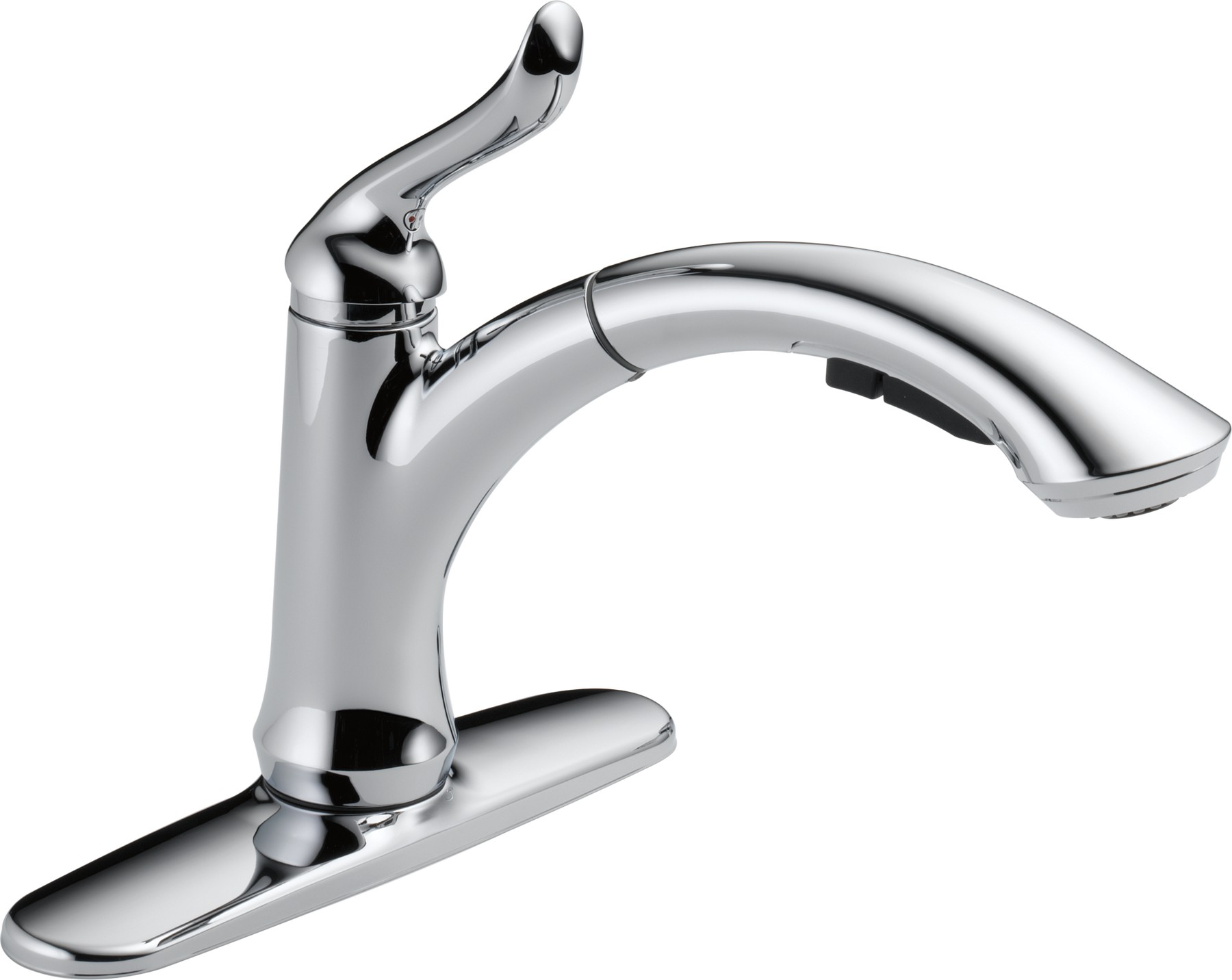 Single Handle Pull-Out Kitchen Faucet in Chrome — thumbnail 2