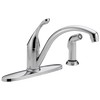 Single Handle Kitchen Faucet with Spray in Chrome — thumbnail 3