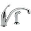 Single Handle Kitchen Faucet with Spray in Chrome — thumbnail 3