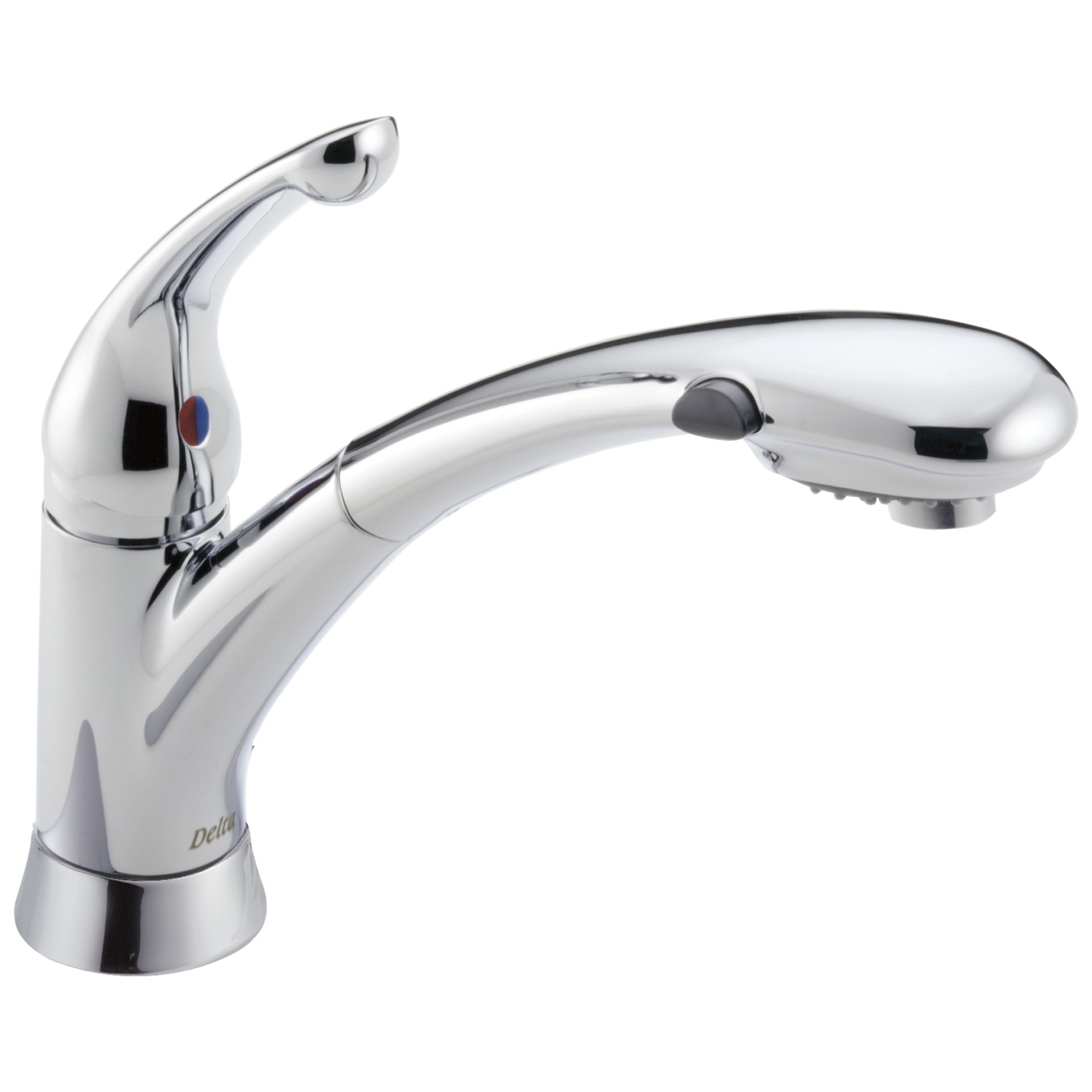 Single Handle Pull-Out Kitchen Faucet in Chrome