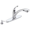 Single Handle Pull-Out Kitchen Faucet in Chrome — thumbnail 2