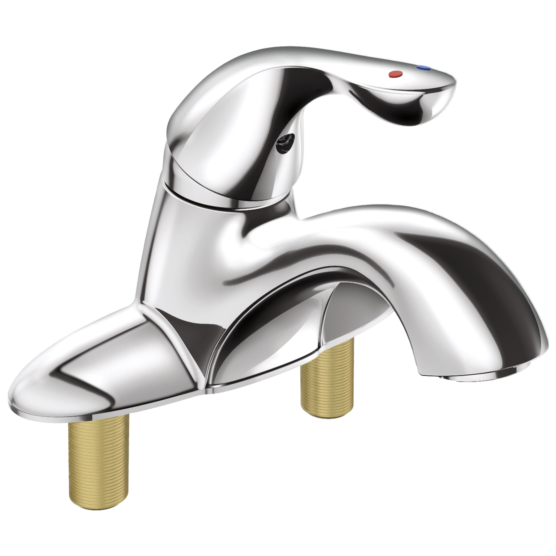 Single Handle Centerset Bathroom Faucet with City Shanks in Chrome 505LF — image 1