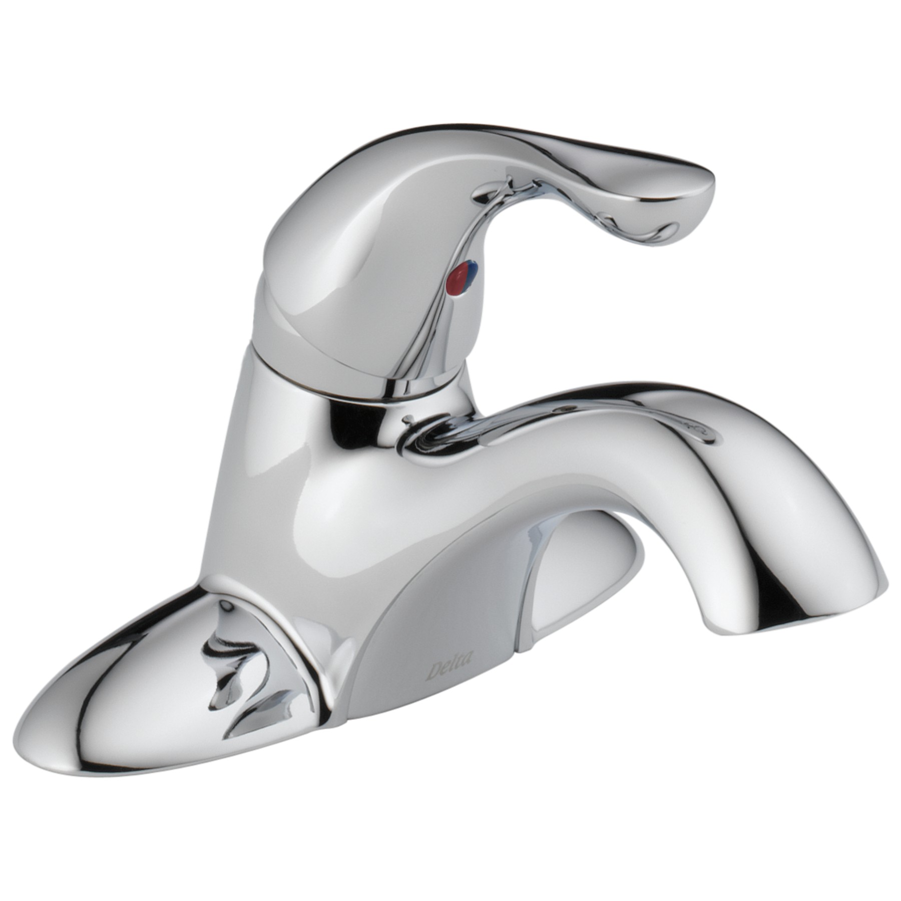 Single Handle Centerset Bathroom Faucet in Chrome