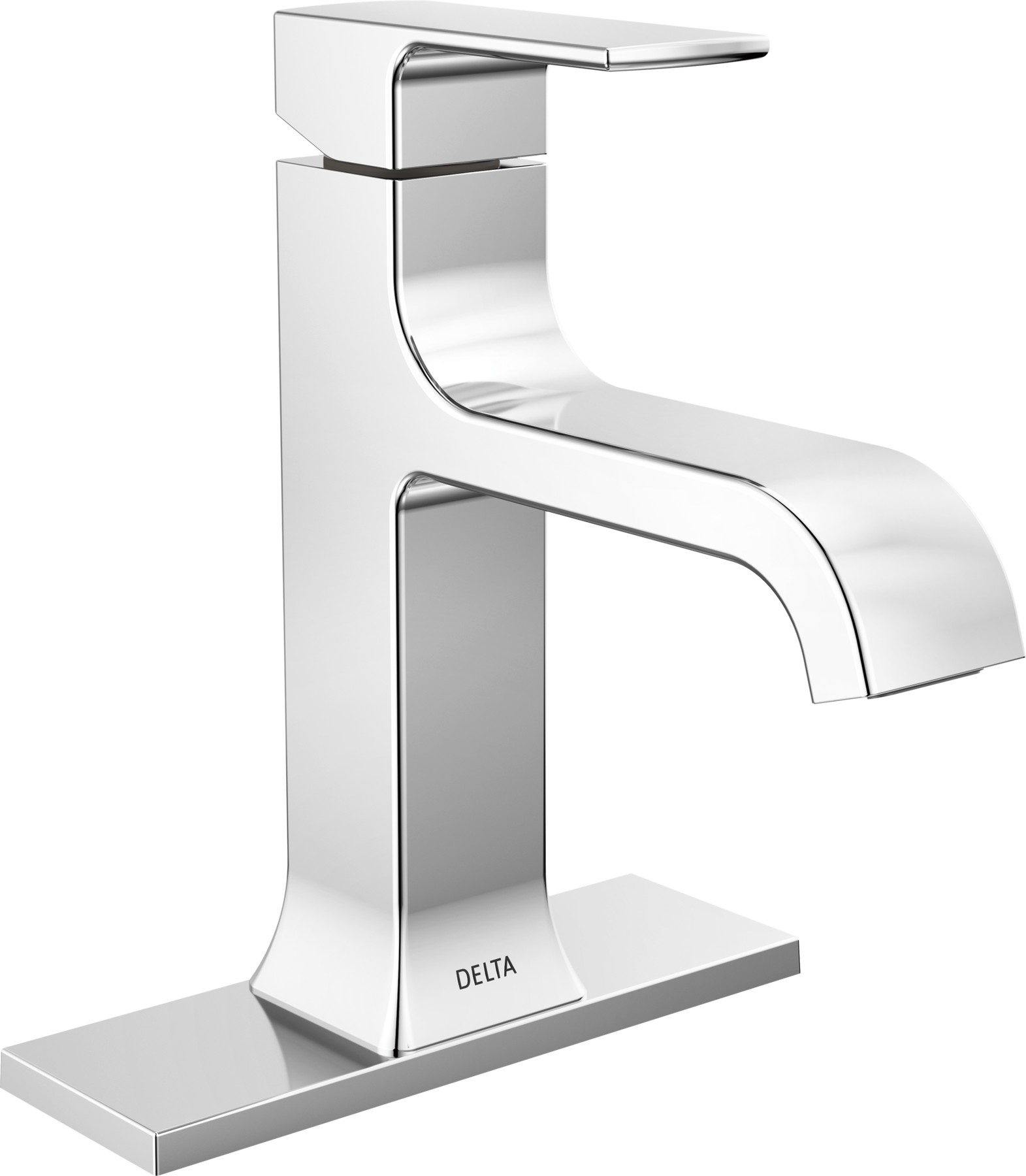 Single Handle Bathroom Faucet in Chrome — thumbnail 3