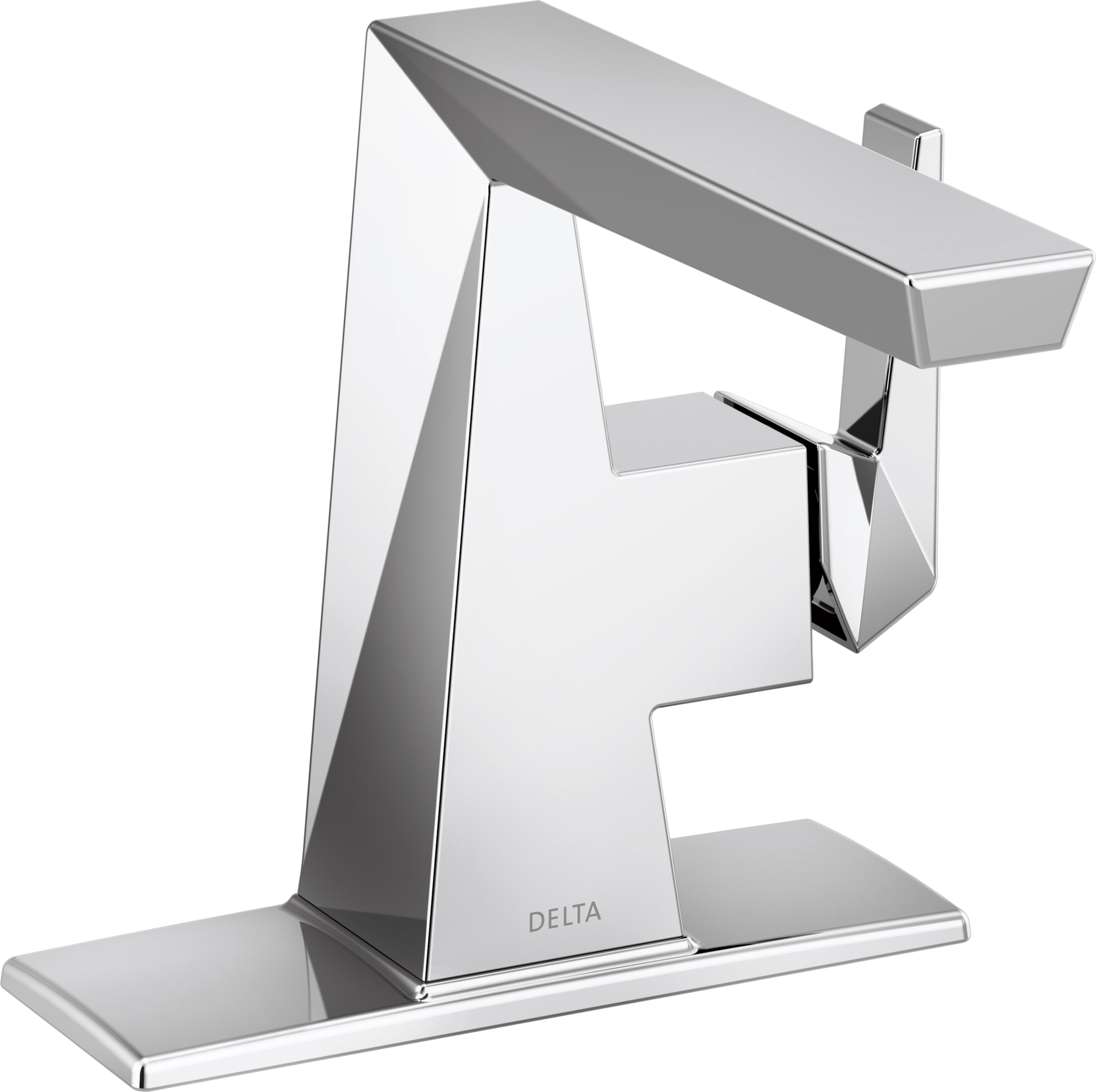 Single Handle Faucet Bathroom Faucet in Chrome — thumbnail 2