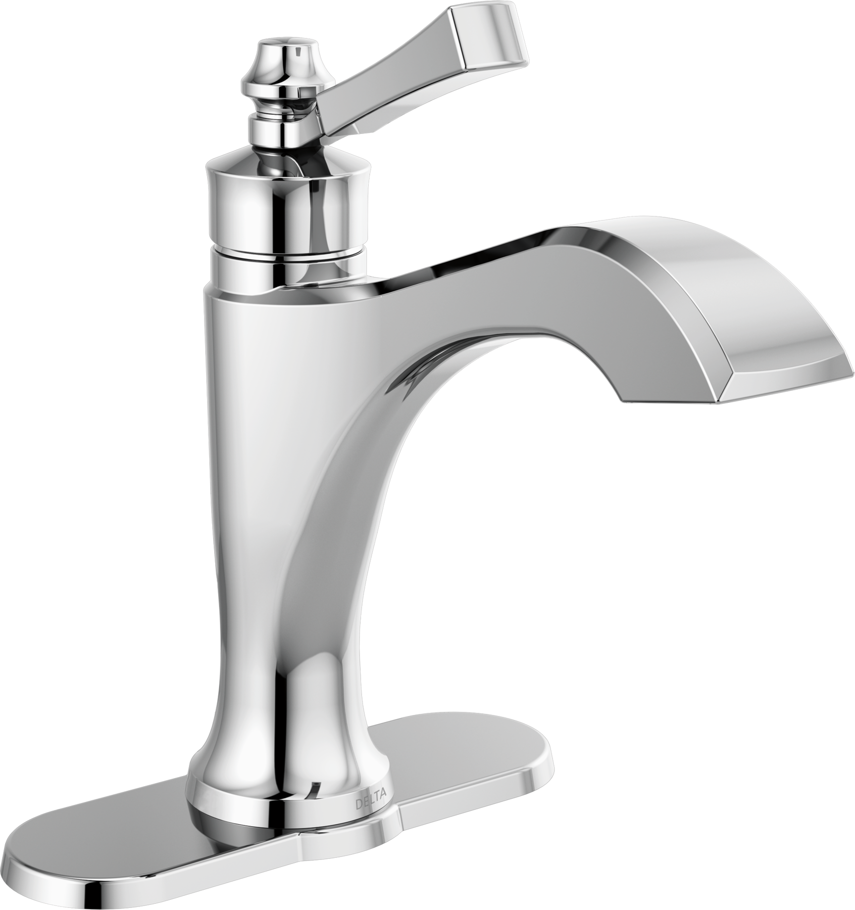 Single Handle Bathroom Faucet in Chrome — thumbnail 3