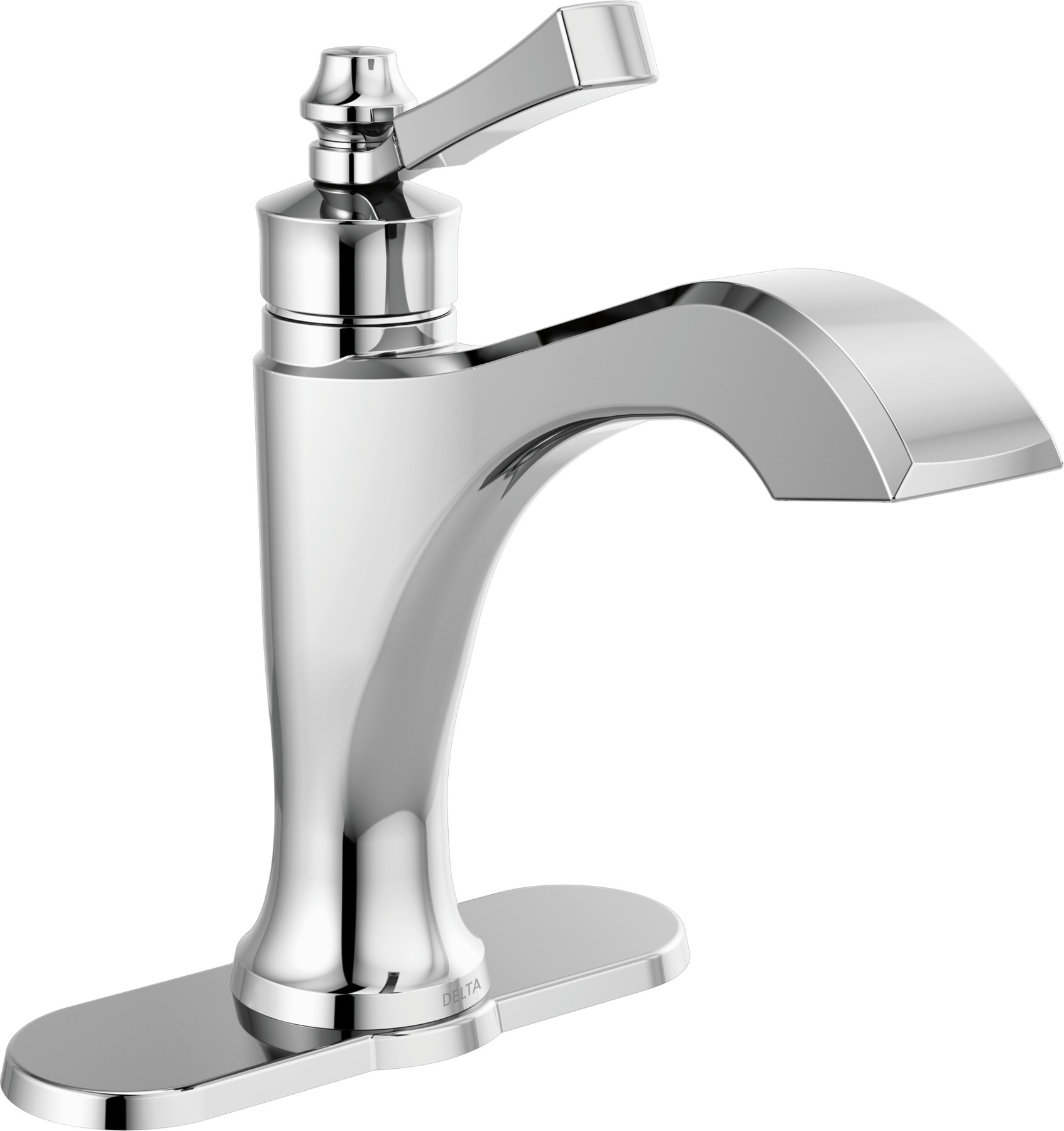 Single Handle Bathroom Faucet in Chrome — thumbnail 3