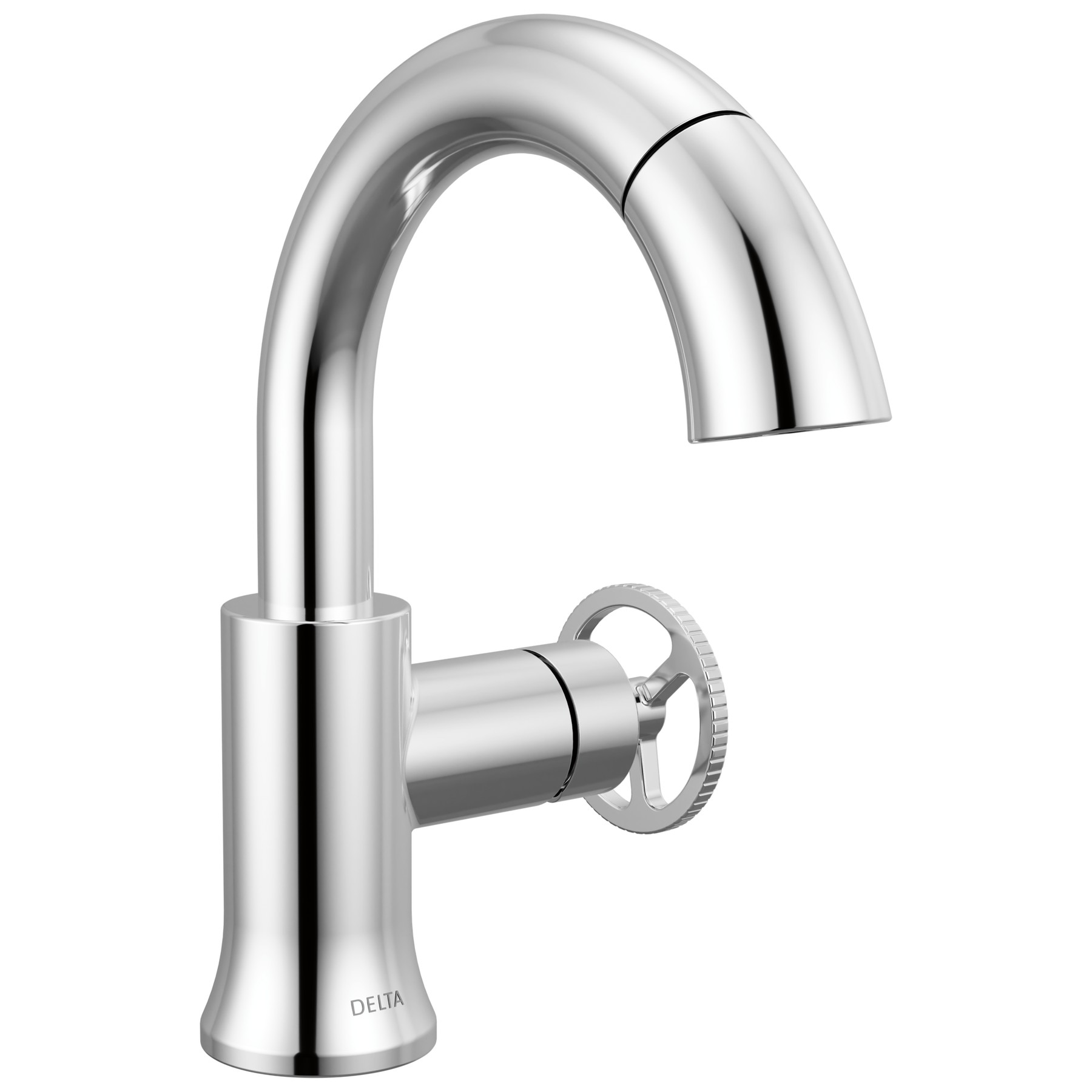 Single Handle Pull-Down Bathroom Faucet in Chrome
