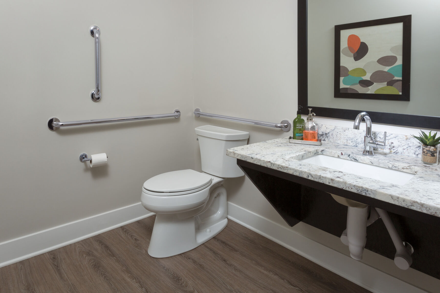 Single Handle High-Arc Bathroom Faucet in Chrome — thumbnail 3