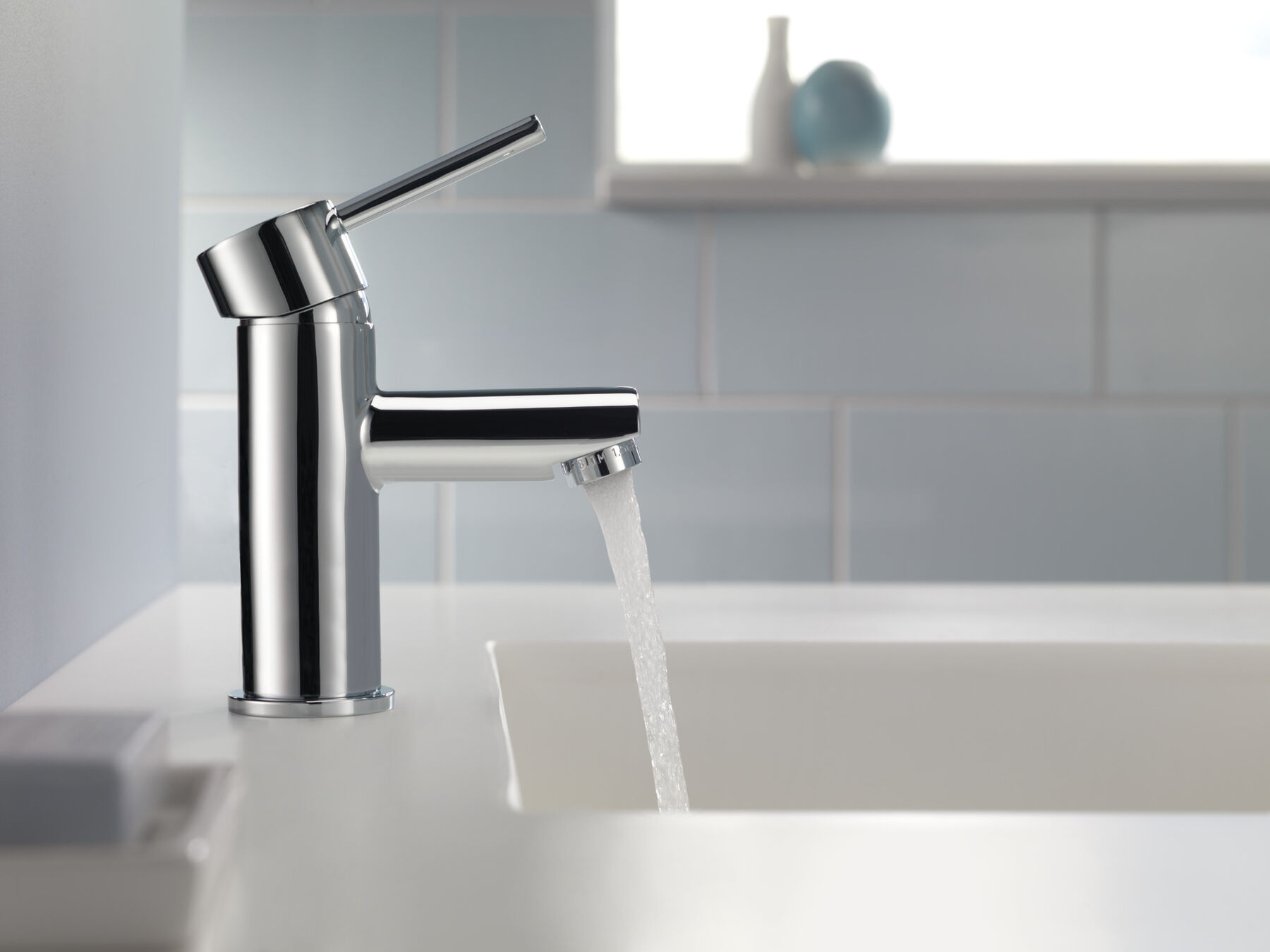Single Handle Project-Pack Bathroom Faucet in Chrome — image 1