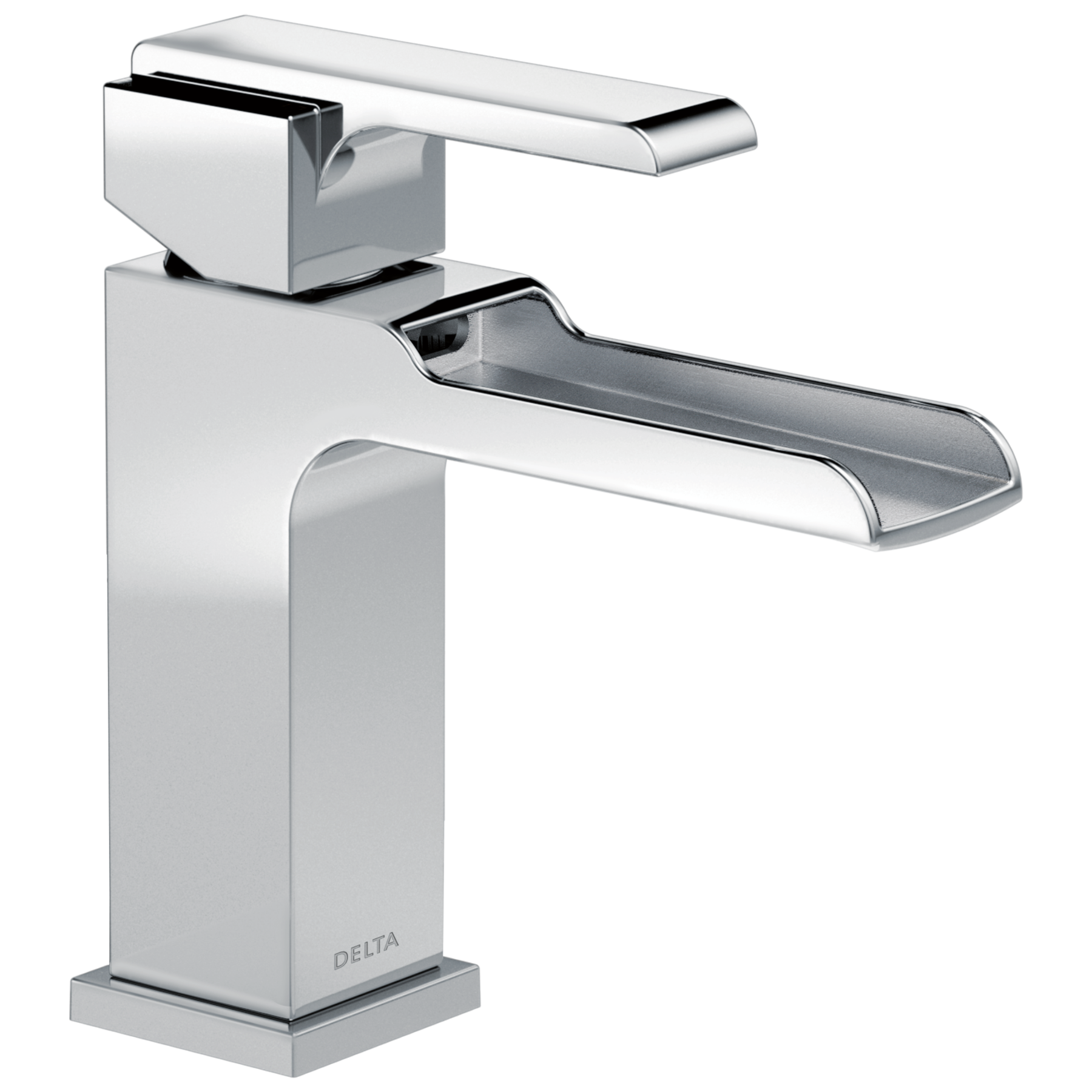 Single Handle Channel Bathroom Faucet in Chrome — thumbnail 2