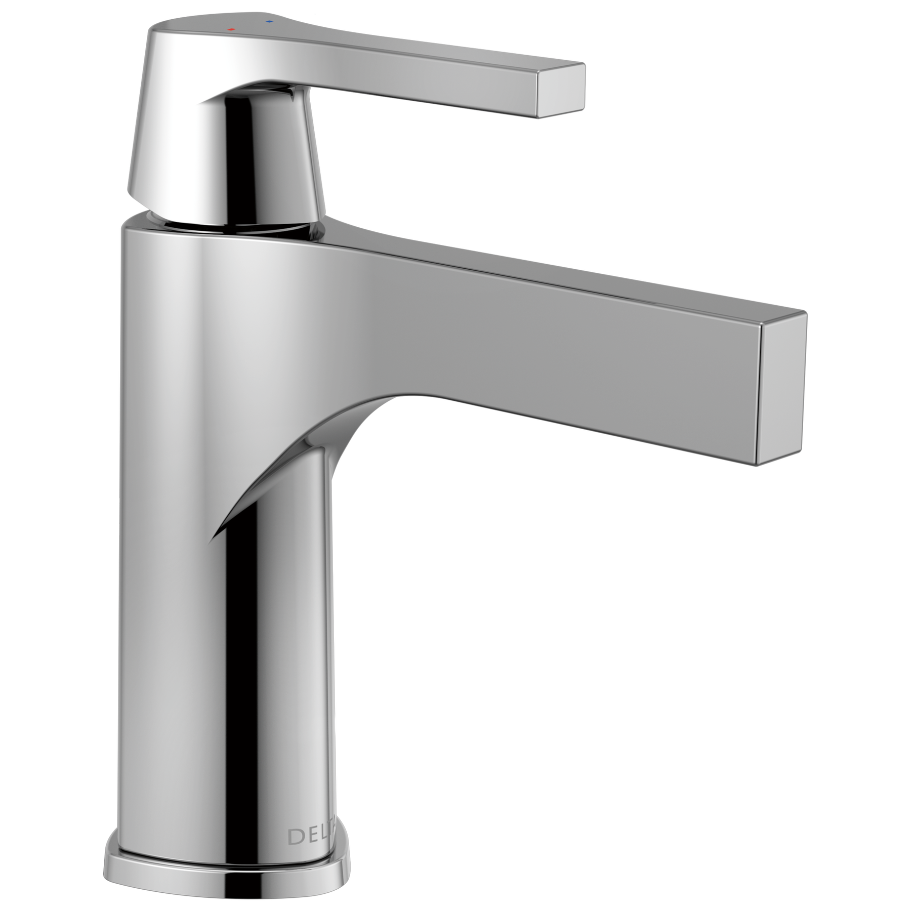 Single Handle Bathroom Faucet - Less Pop Up in Chrome — thumbnail 2