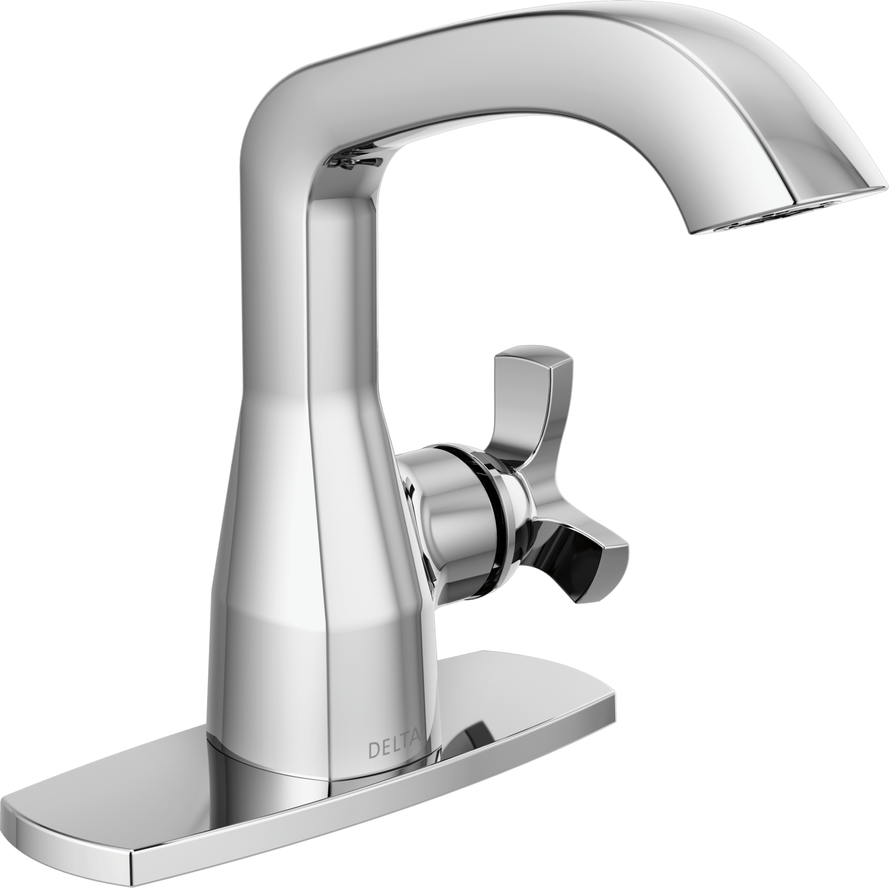 Single Handle Bathroom Faucet in Lumicoat® Chrome — thumbnail 2