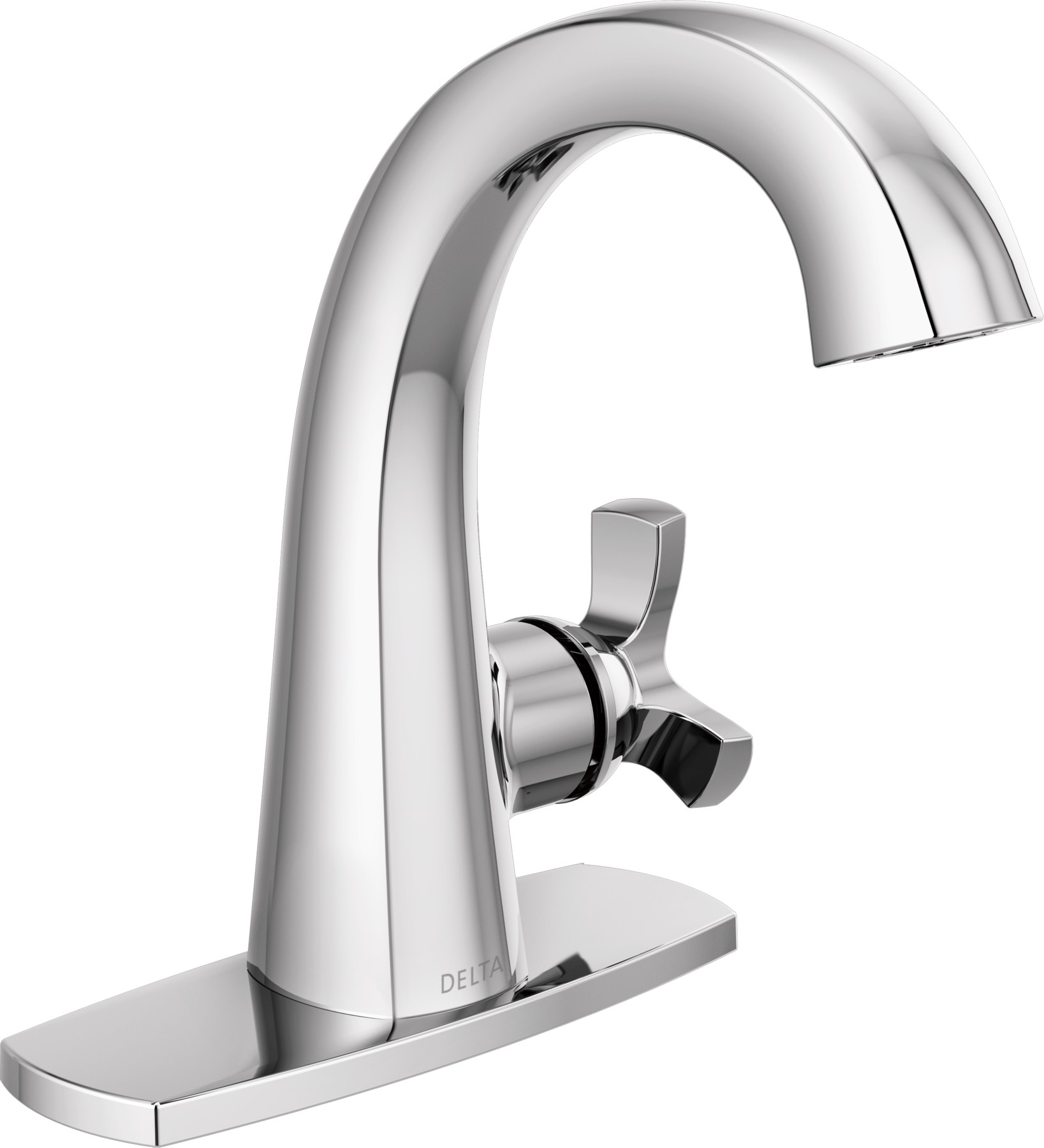 Single Handle Bathroom Faucet in Lumicoat® Chrome — thumbnail 2