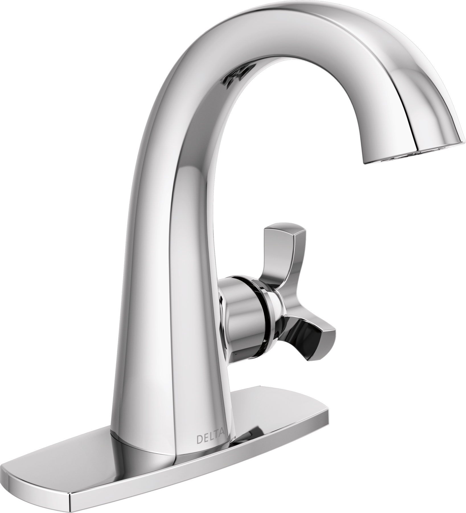 Single Handle Bathroom Faucet in Lumicoat® Chrome — thumbnail 2