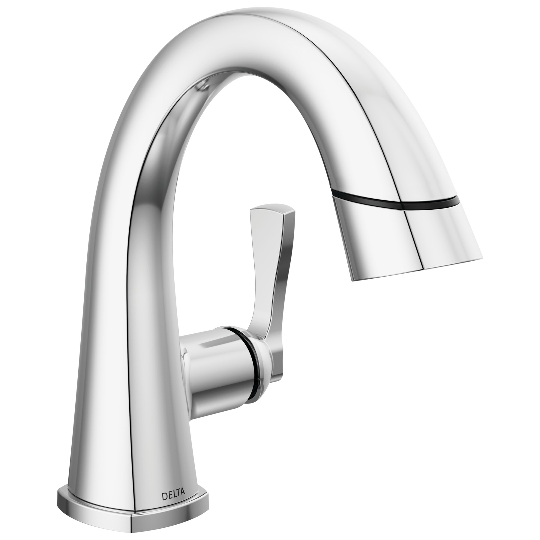 Single Handle Pull-Down Bathroom Faucet in Lumicoat® Chrome — image 1