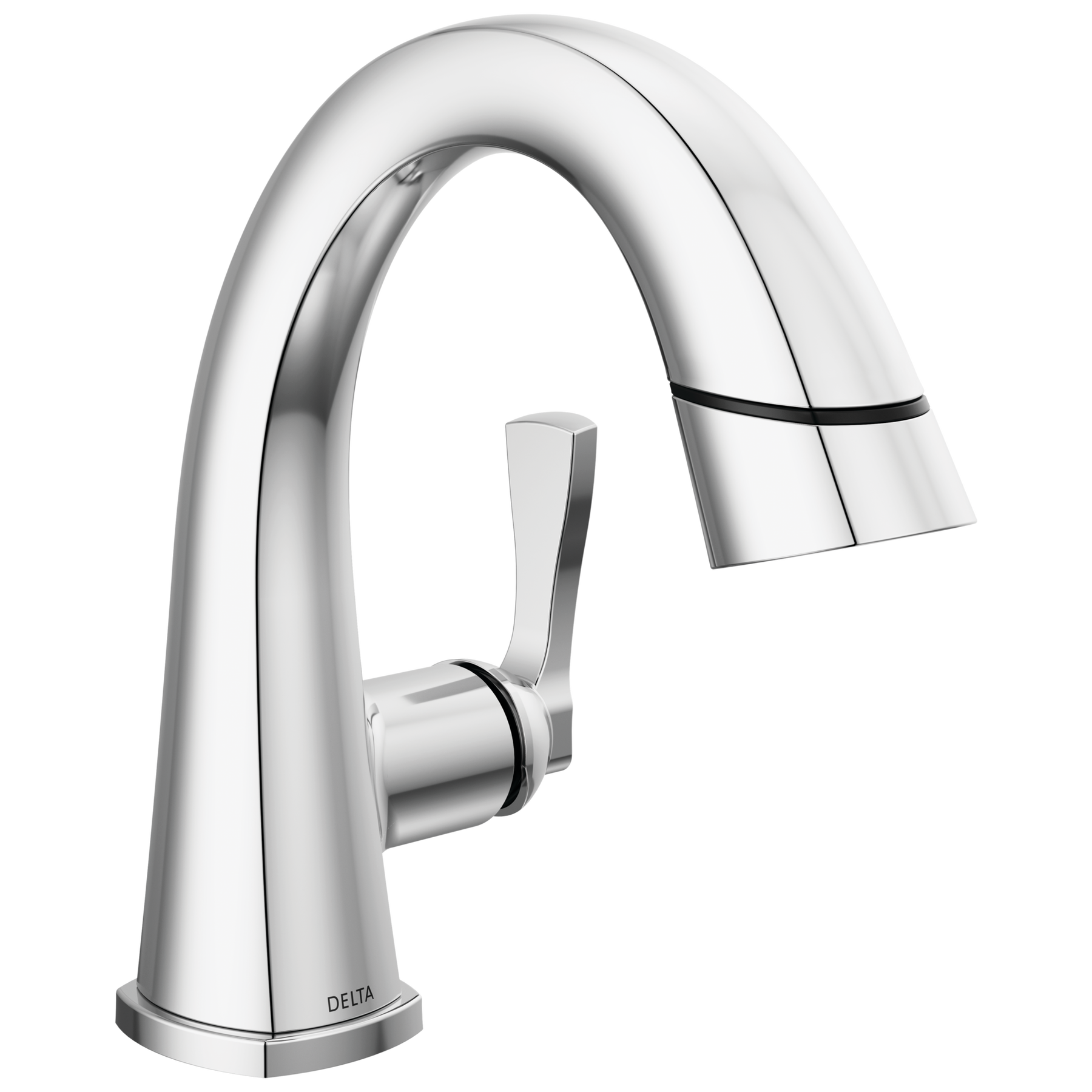 Single Handle Pull-Down Bathroom Faucet in Lumicoat® Chrome — thumbnail 2