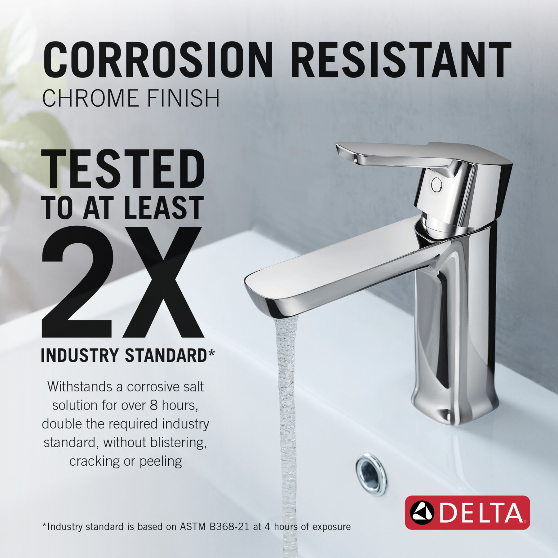 Single Handle Project-Pack Bathroom Faucet in Chrome — thumbnail 2