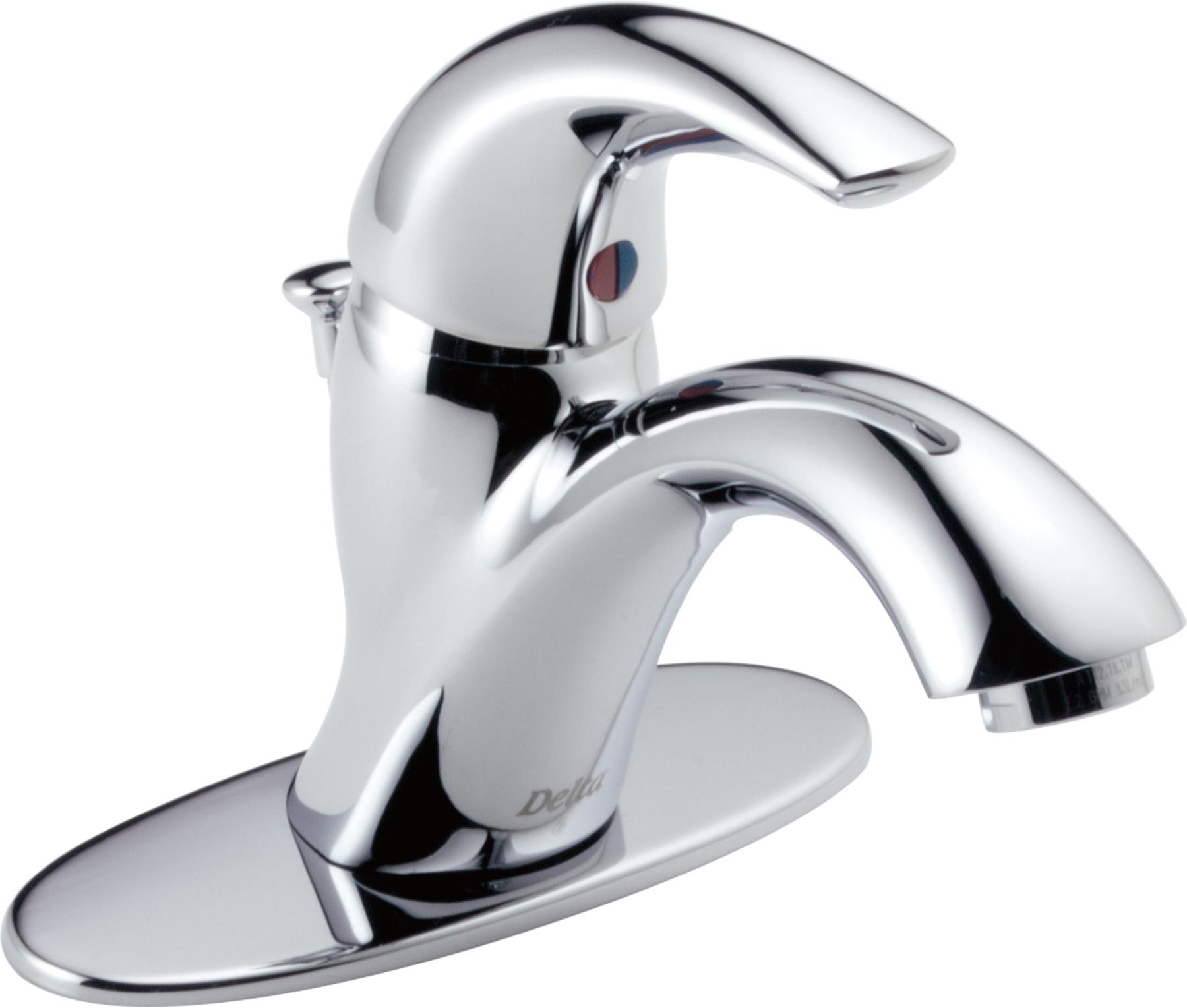 Single Handle Bathroom Faucet in Chrome — thumbnail 3