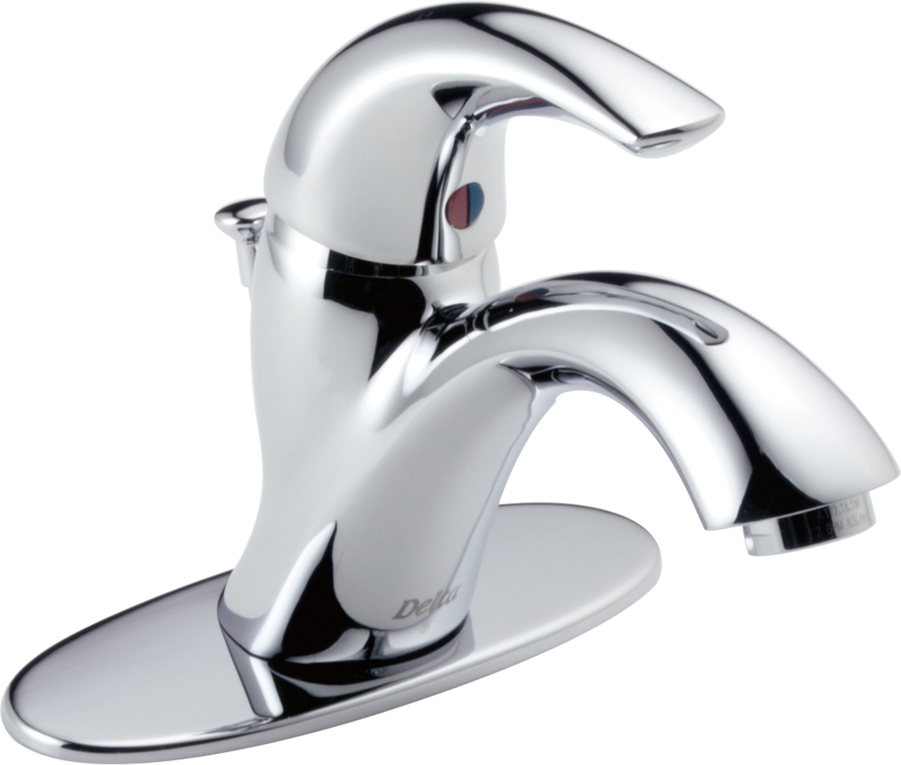 Single Handle Bathroom Faucet in Chrome — thumbnail 3