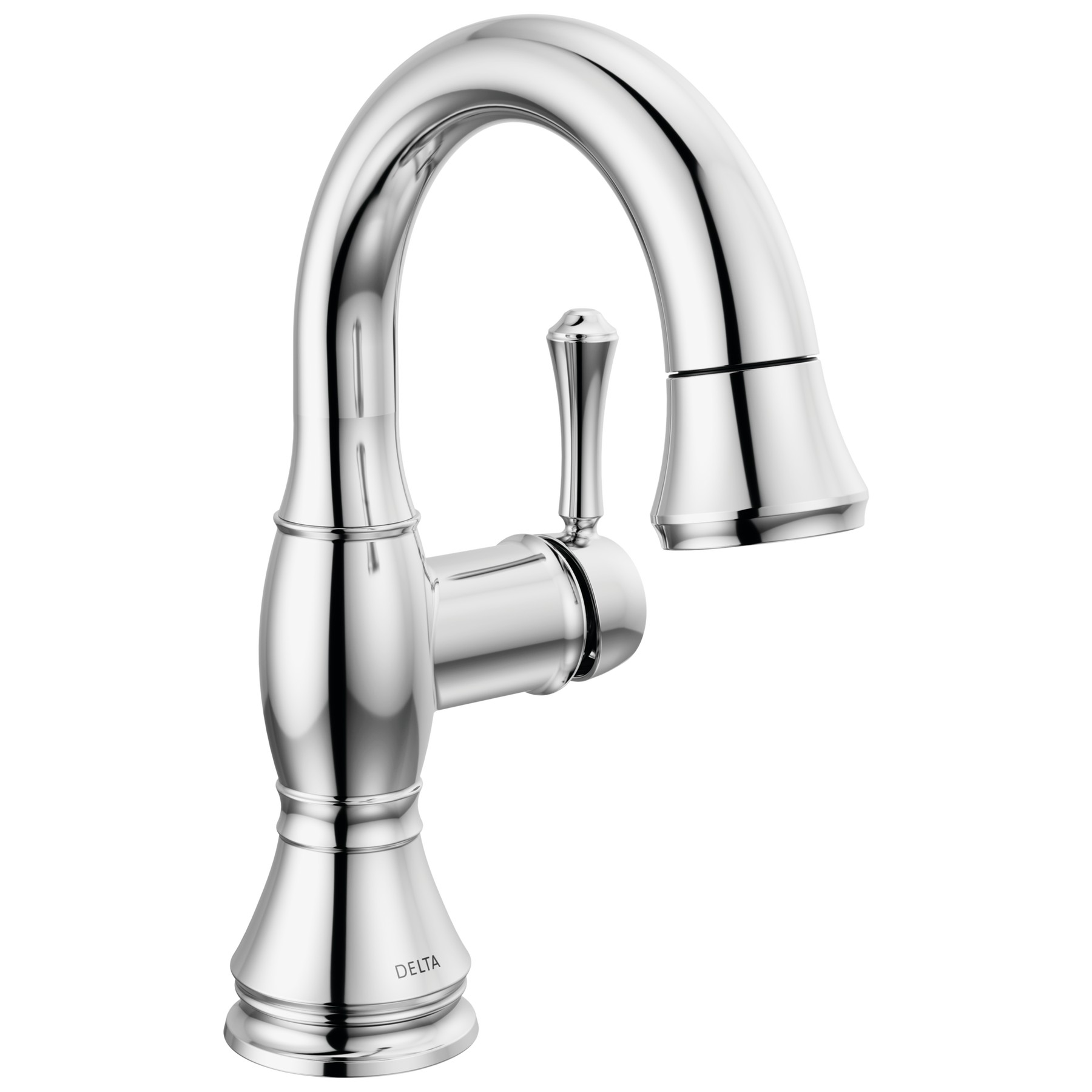 Single Handle Pull-Down Bathroom Faucet in Chrome