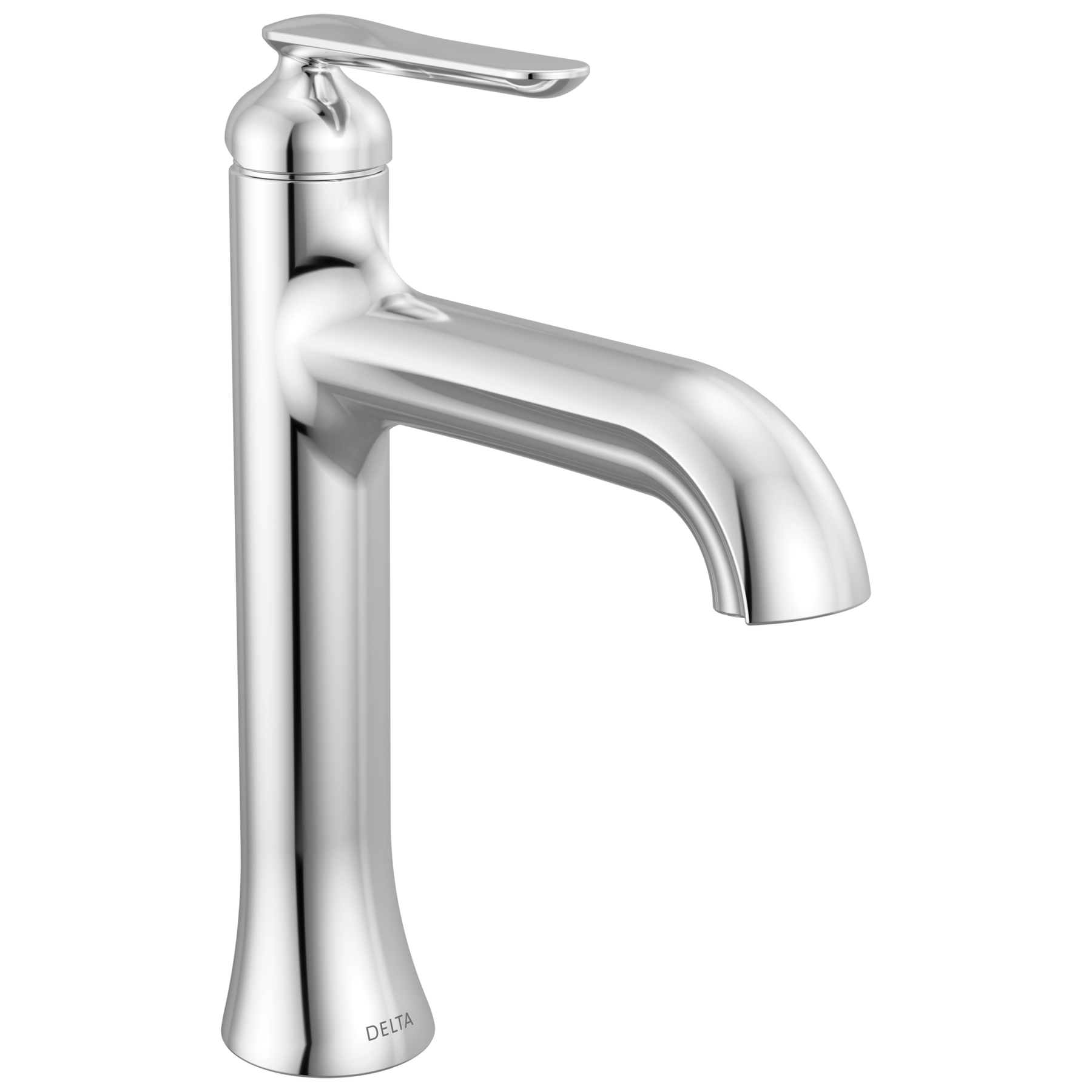 Single Handle Mid-Height Bathroom Faucet in Lumicoat® Chrome