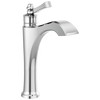Single Handle Mid-Height Vessel Bathroom Faucet in Chrome — thumbnail 3